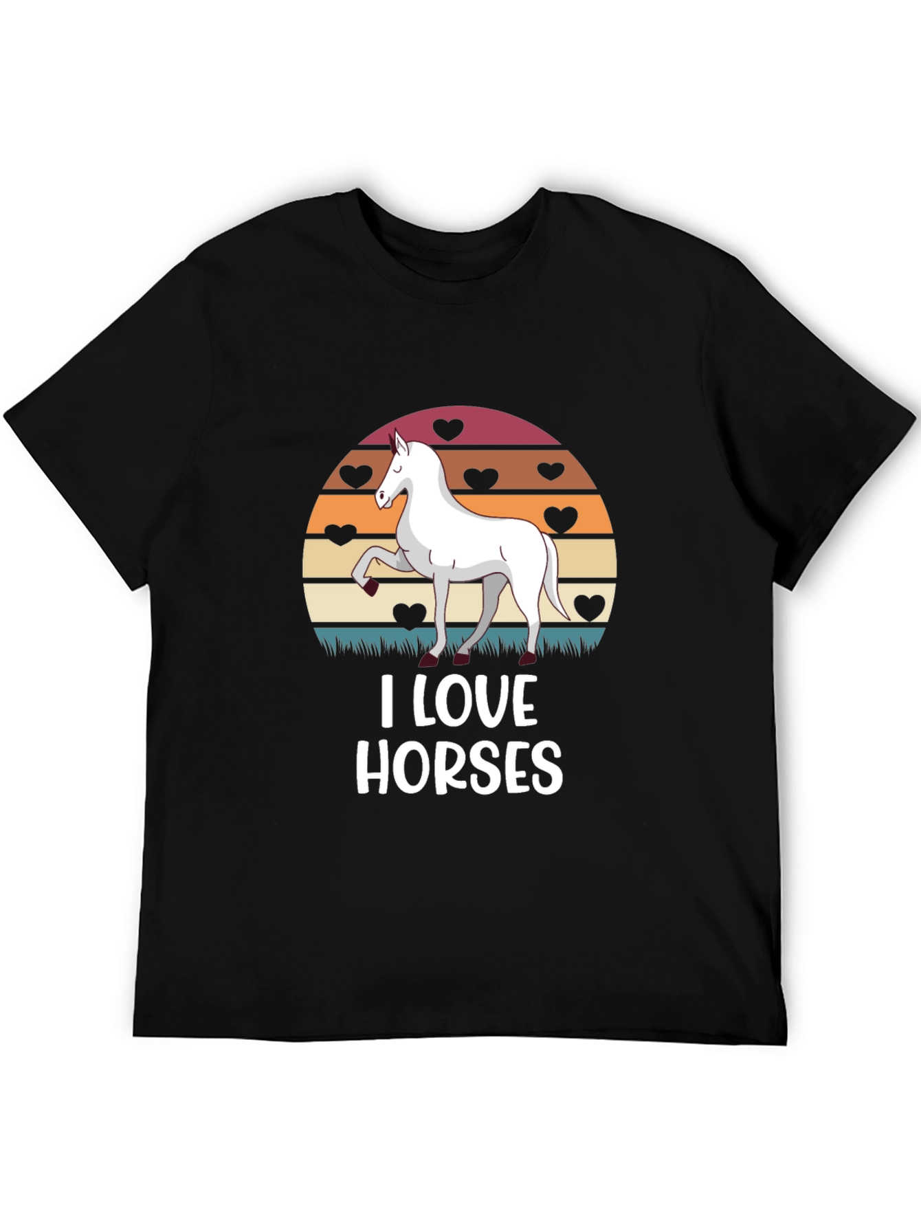 I Love Horses Graphic Tee