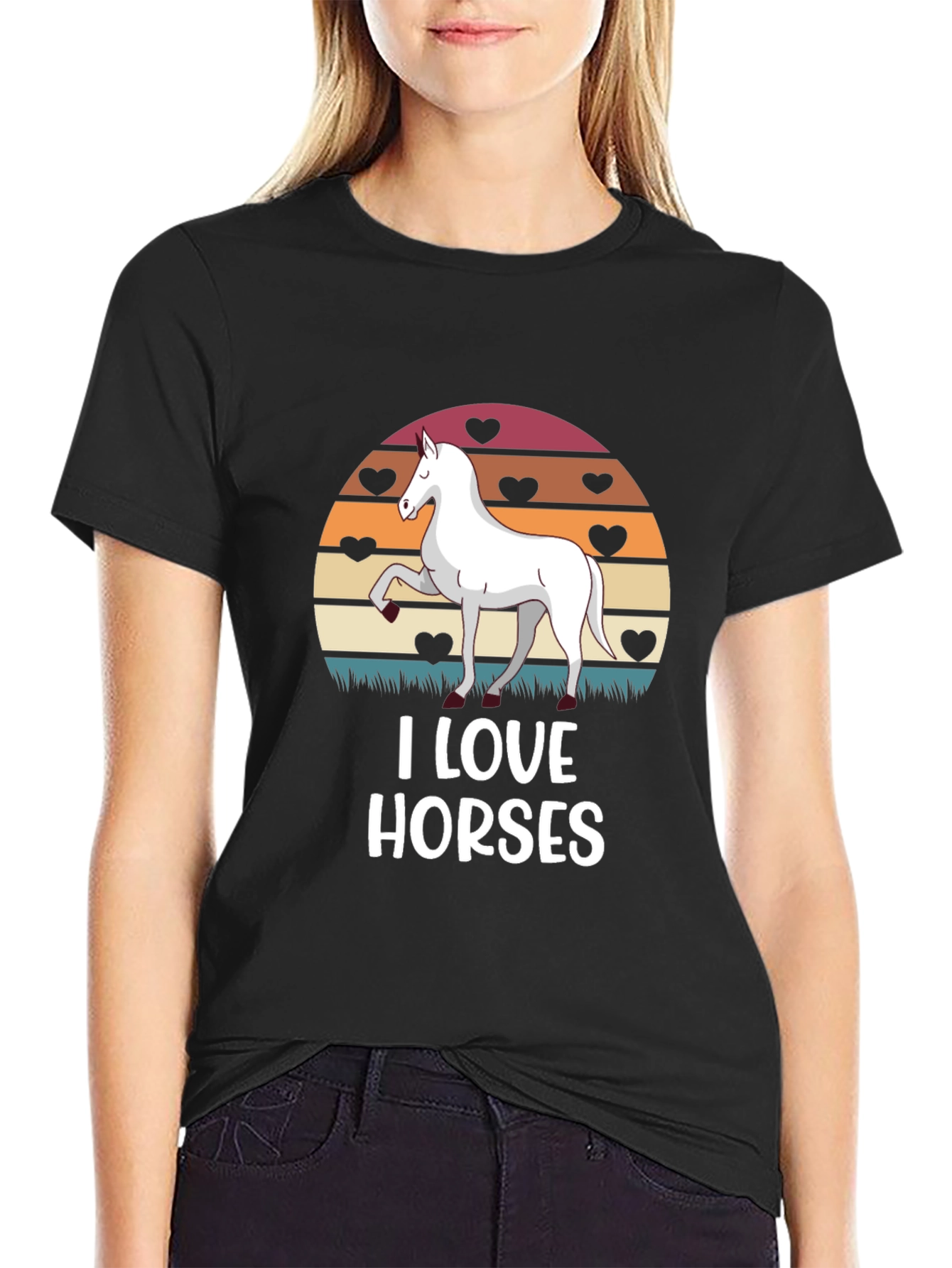 I Love Horses Graphic Tee