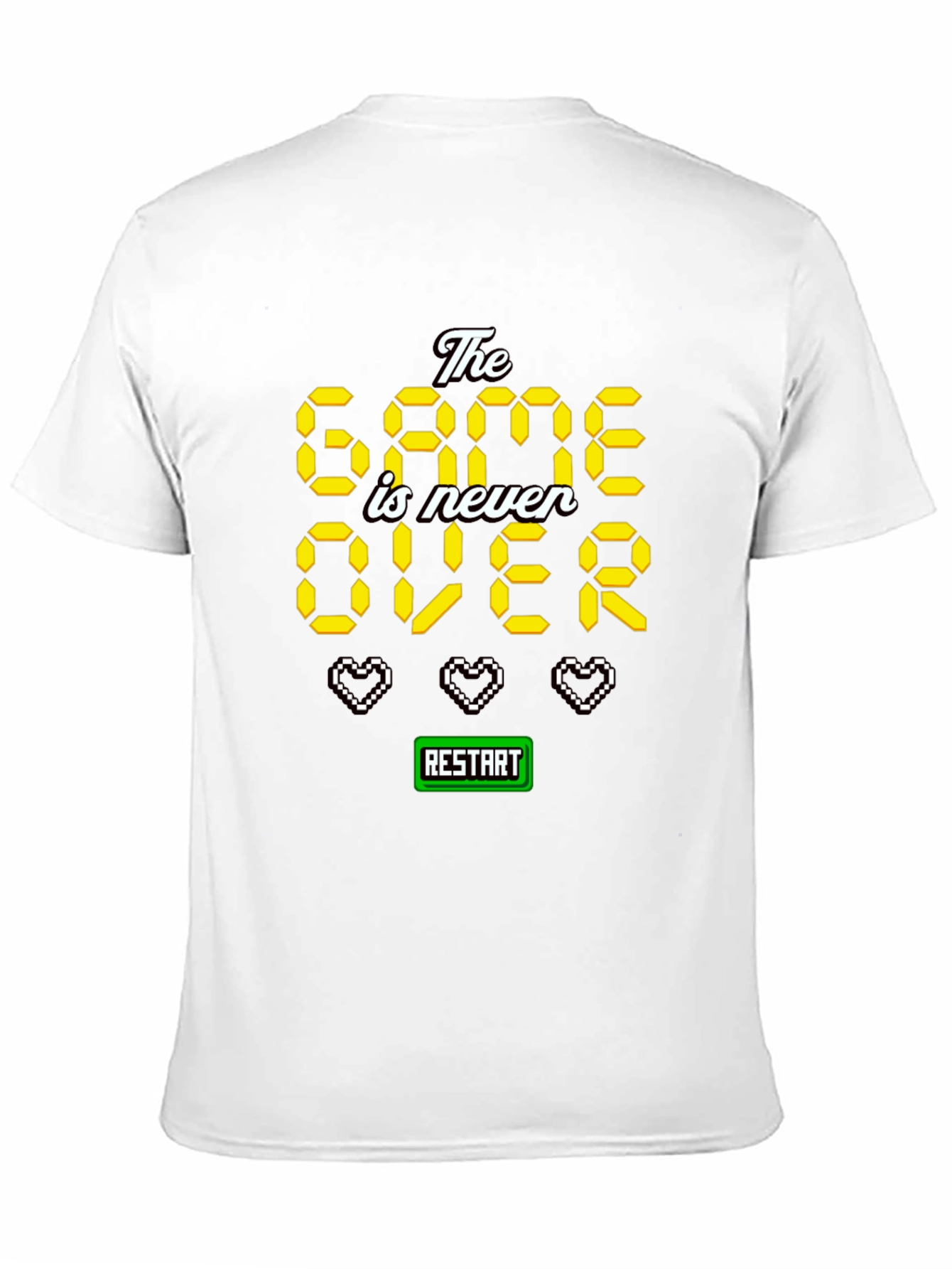 The Game is Never Over Pixel Art T-Shirt