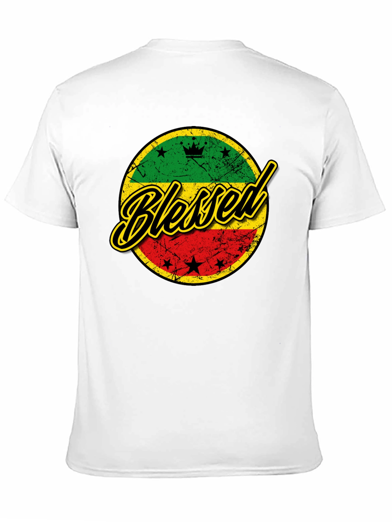 Blessed Rasta T-Shirt - Reggae Inspired Design