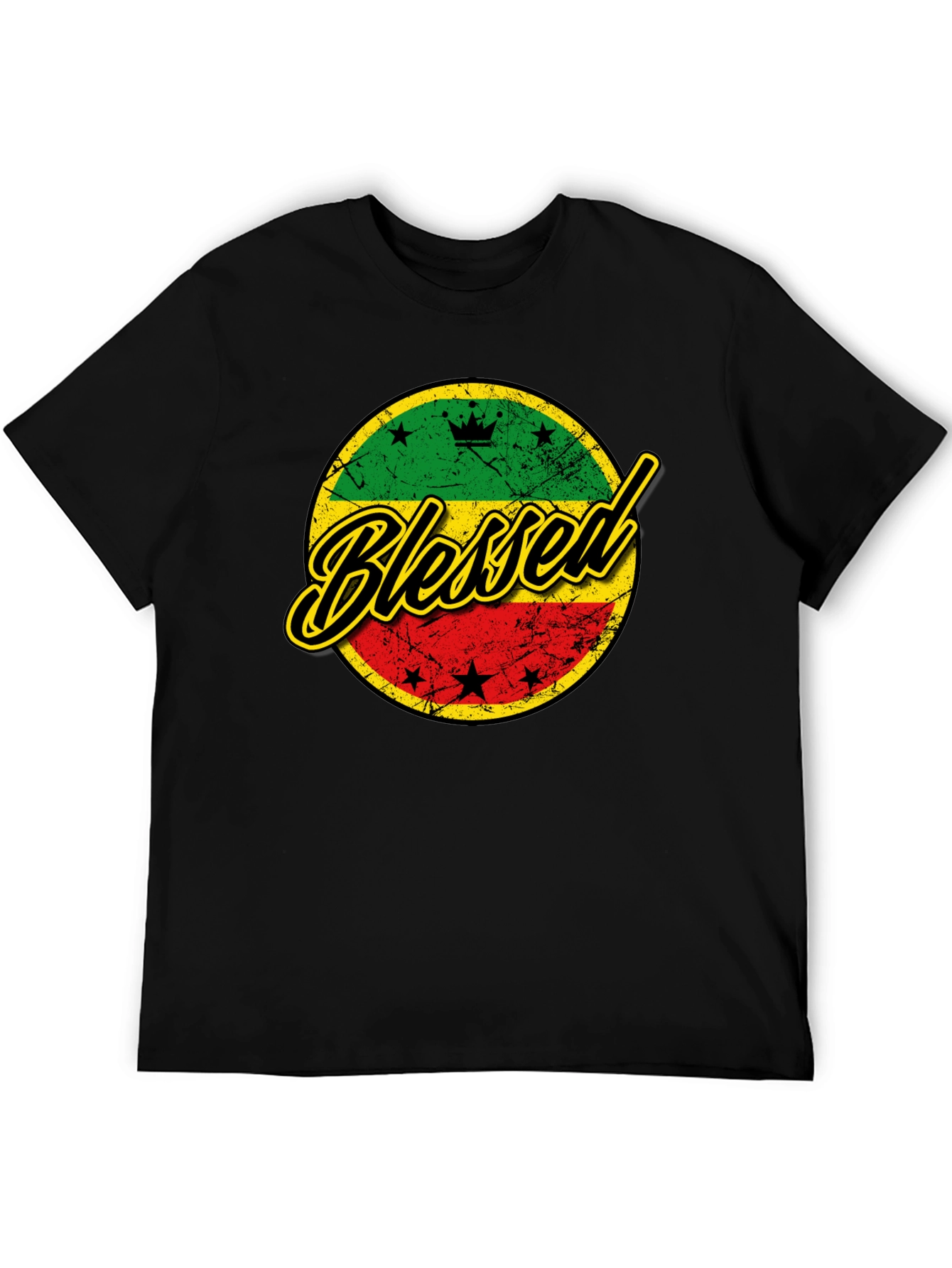 Blessed Rasta T-Shirt - Reggae Inspired Design
