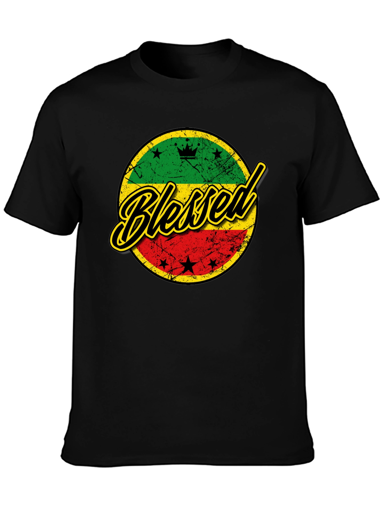 Blessed Rasta T-Shirt - Reggae Inspired Design