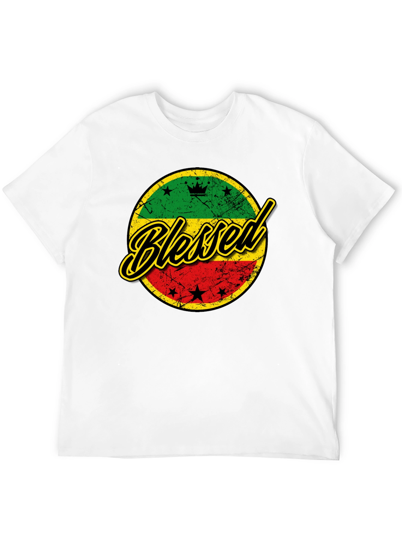 Blessed Rasta T-Shirt - Reggae Inspired Design