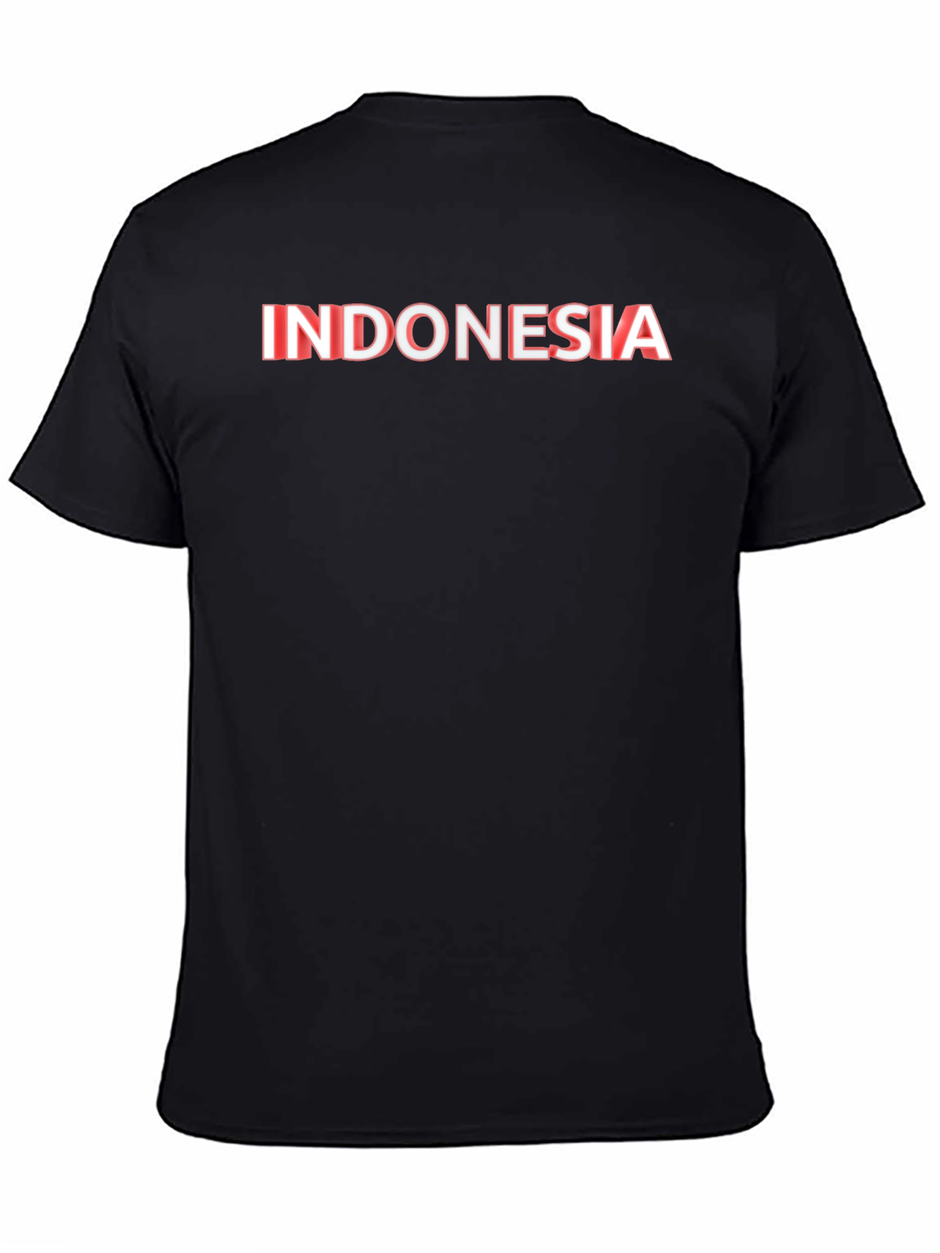 Indonesia Flag T-Shirt - Black