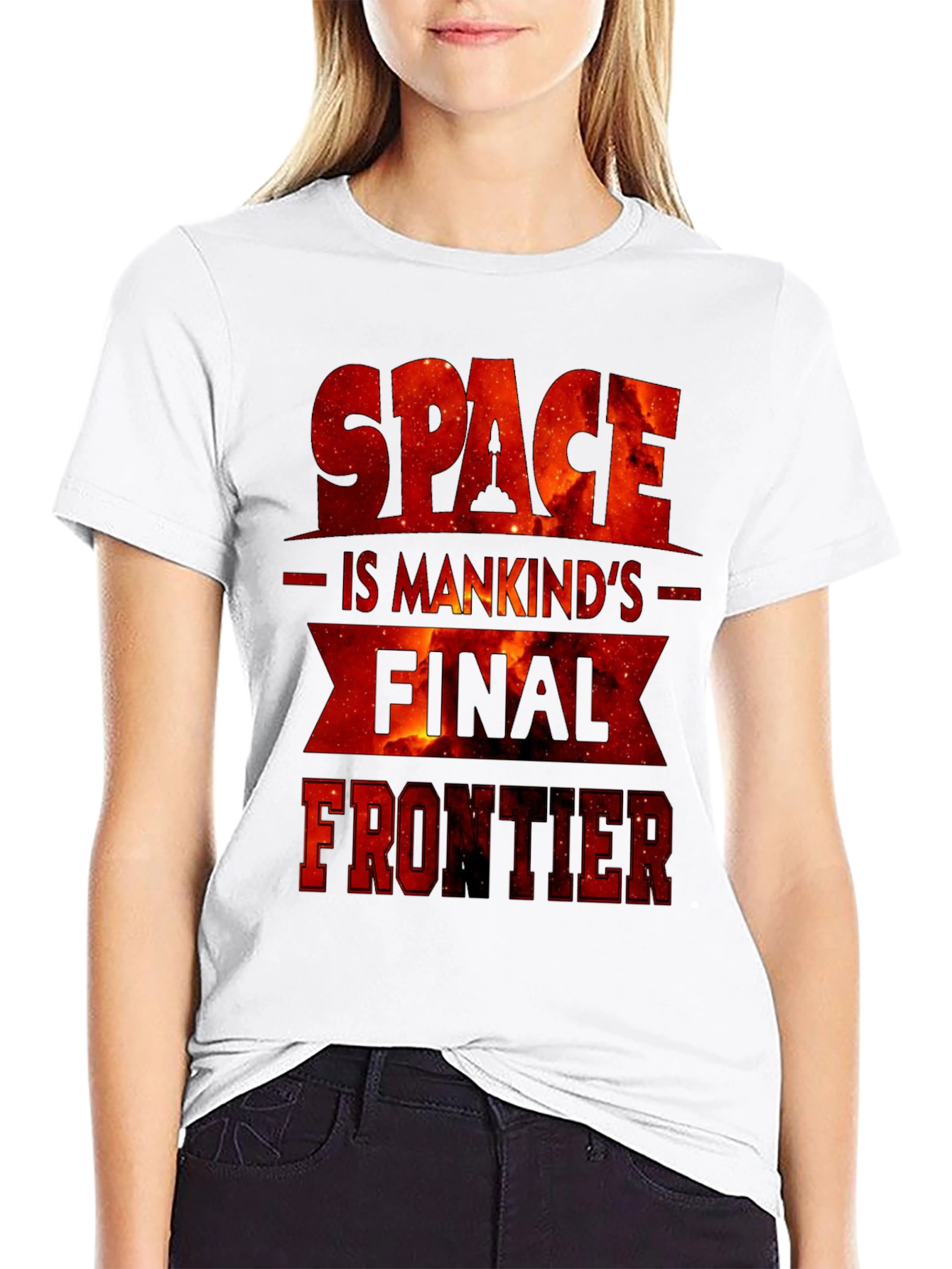 Space is Mankinds Final Frontier Graphic Tee