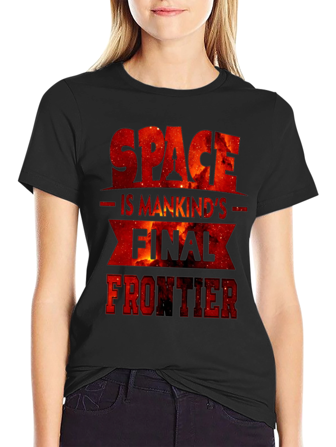 Space is Mankinds Final Frontier Graphic Tee