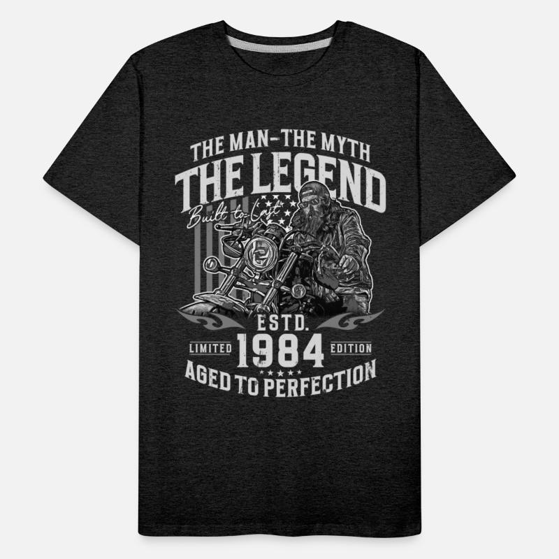 1984 Year of birth Man Myth Legend Motorcycle