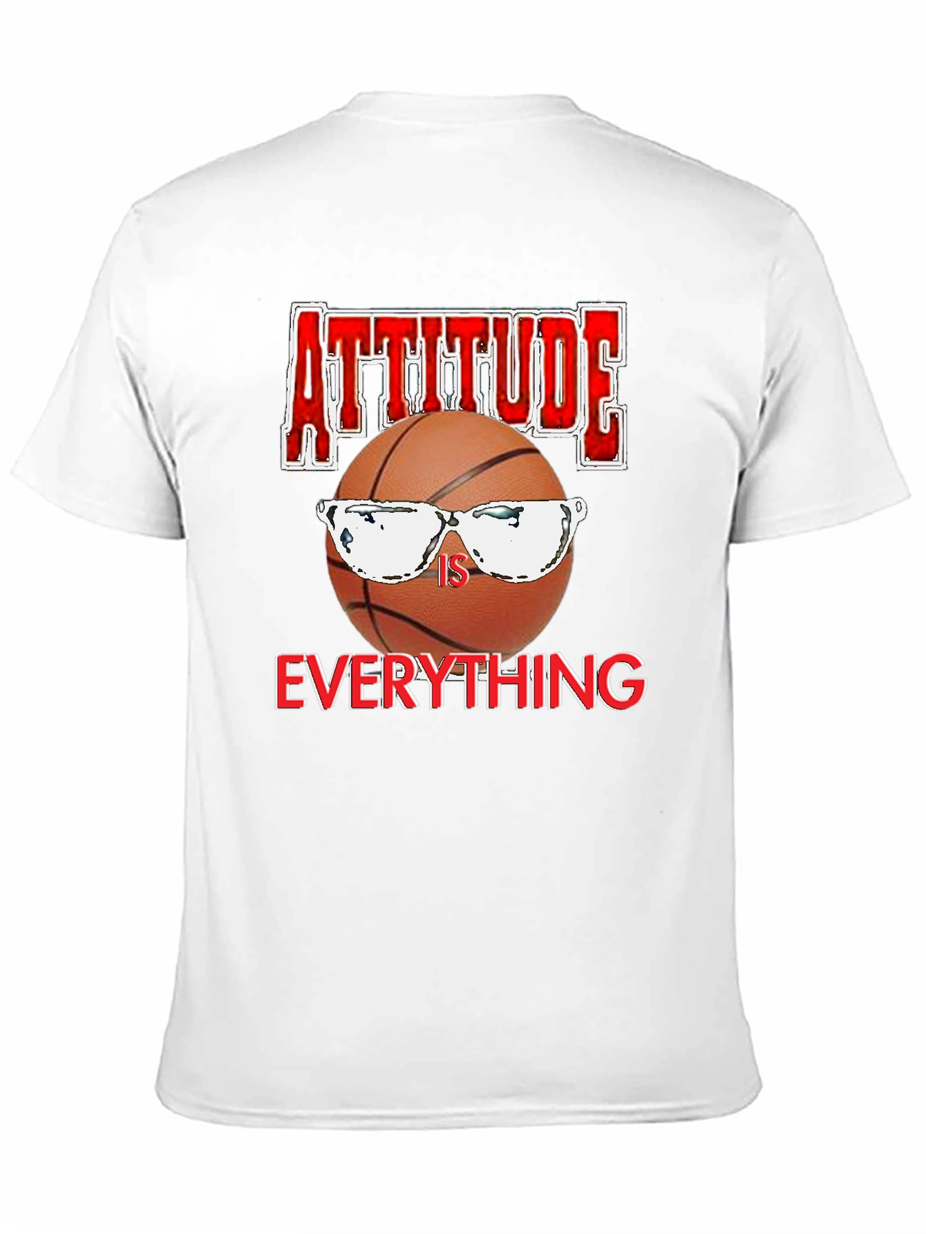Attitude Is Everything Basketball Graphic T-Shirt