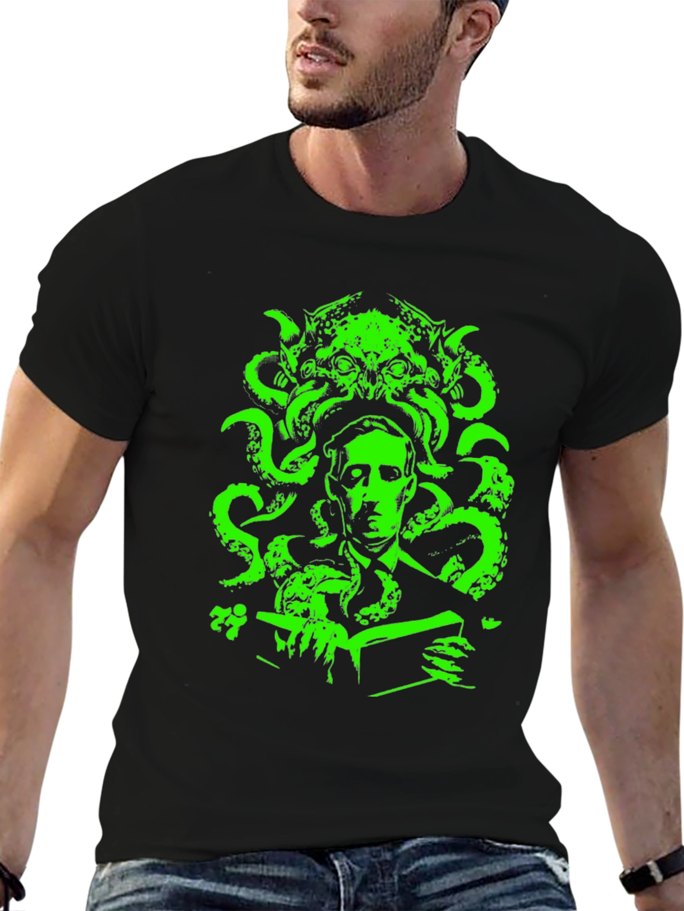 Cthulhu Black T-Shirt - Eldritch Horror Tee