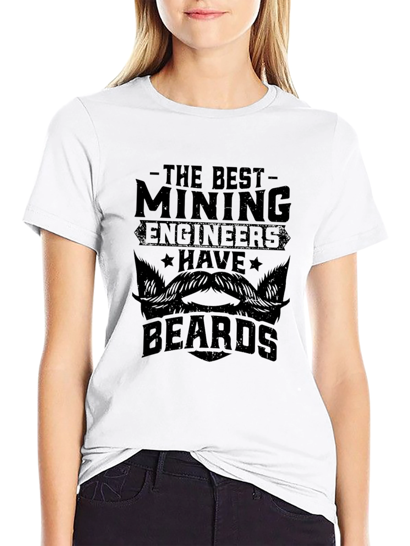 Mining Engineer Beard T-Shirt