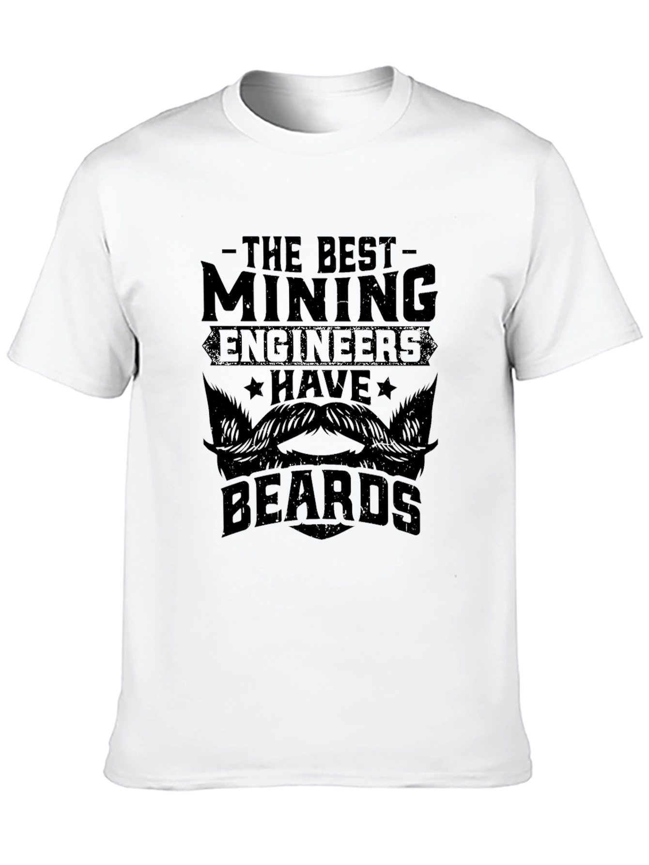 Mining Engineer Beard T-Shirt