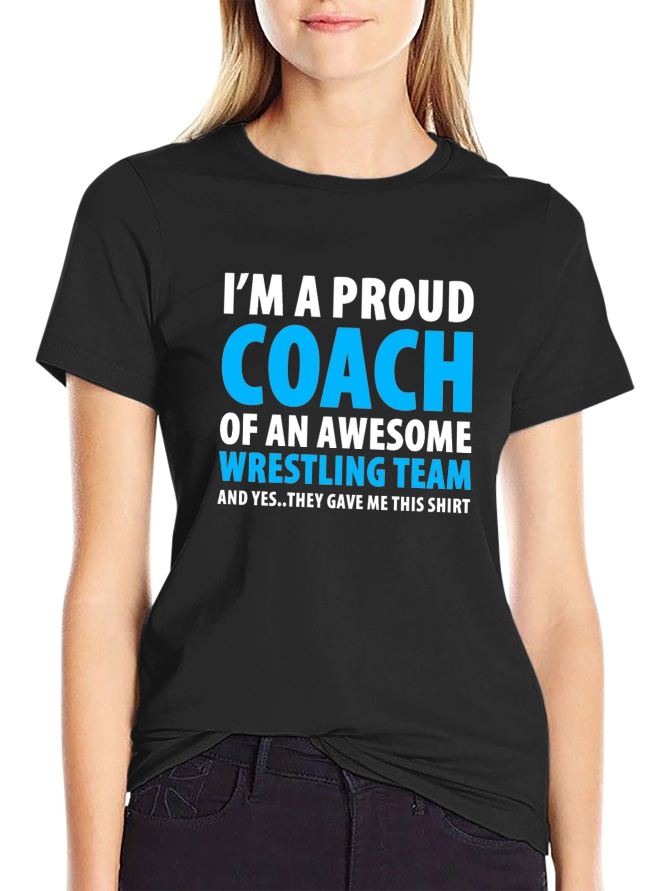 Proud Coach Wrestling Team T-Shirt