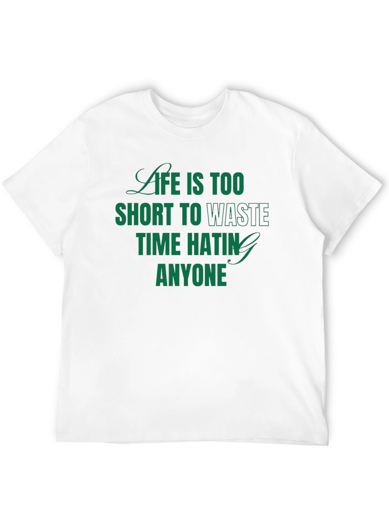 Life is Too Short Graphic Tee - Black