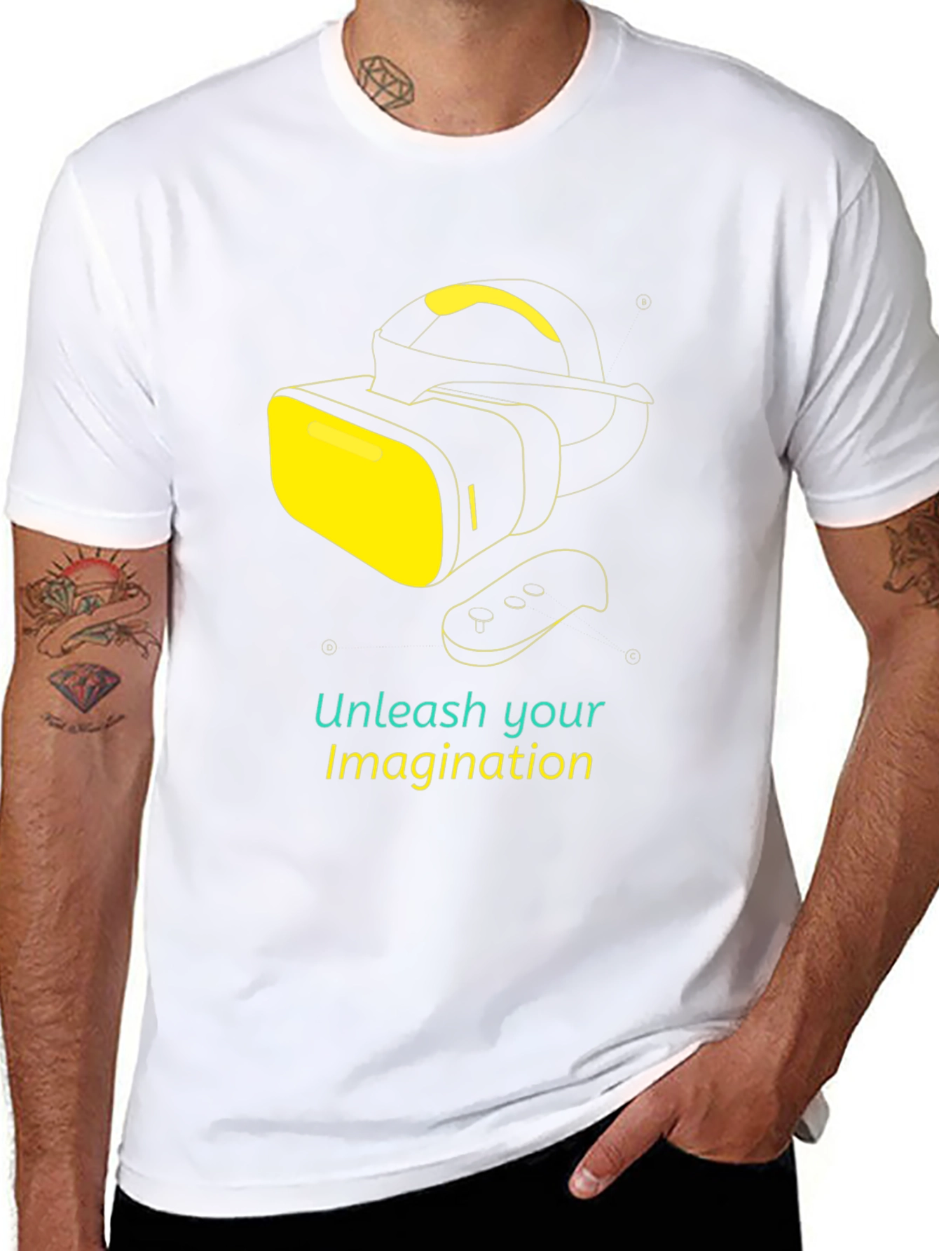 VR Headset Imagination T-Shirt