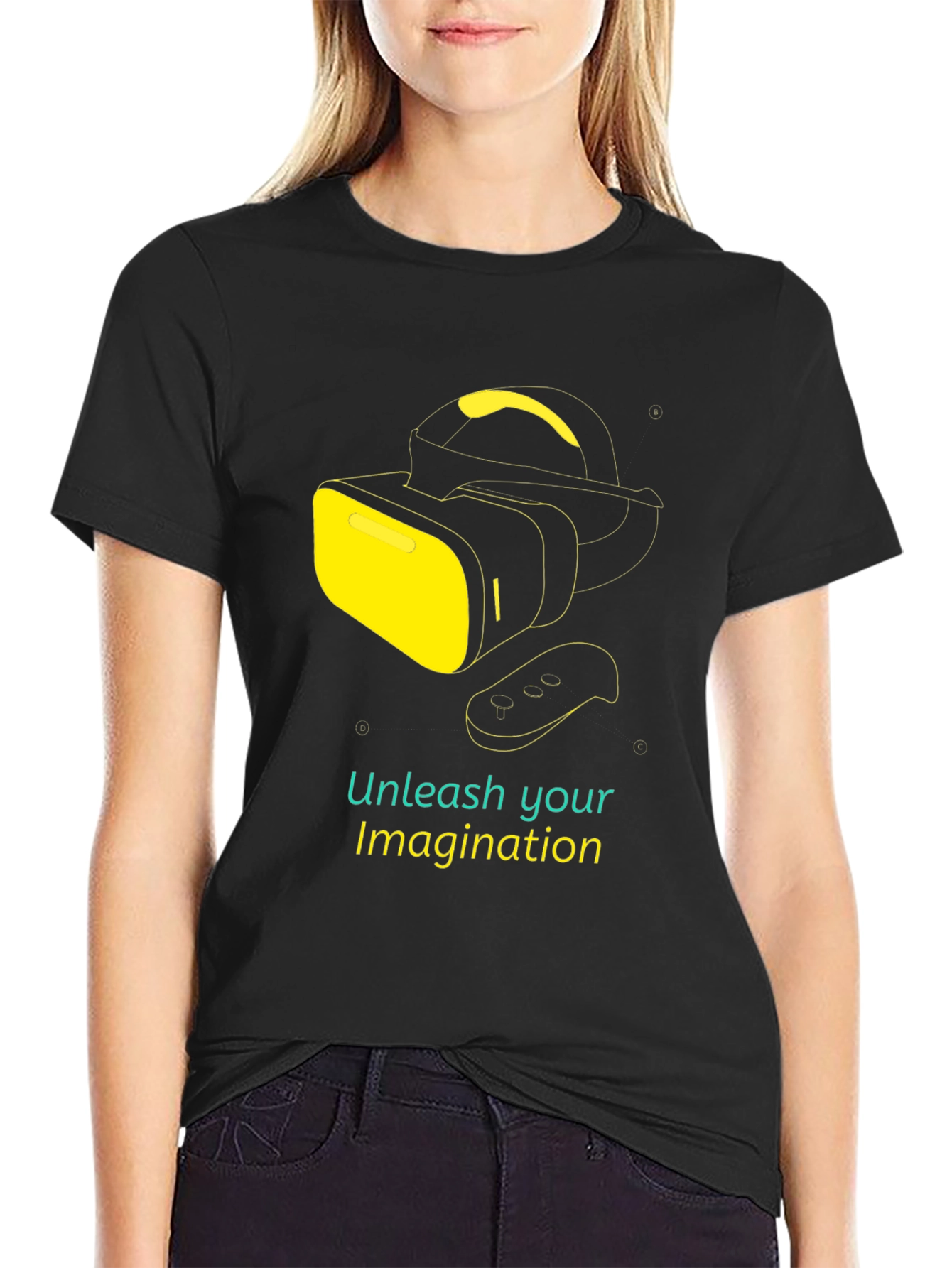 VR Headset Imagination T-Shirt