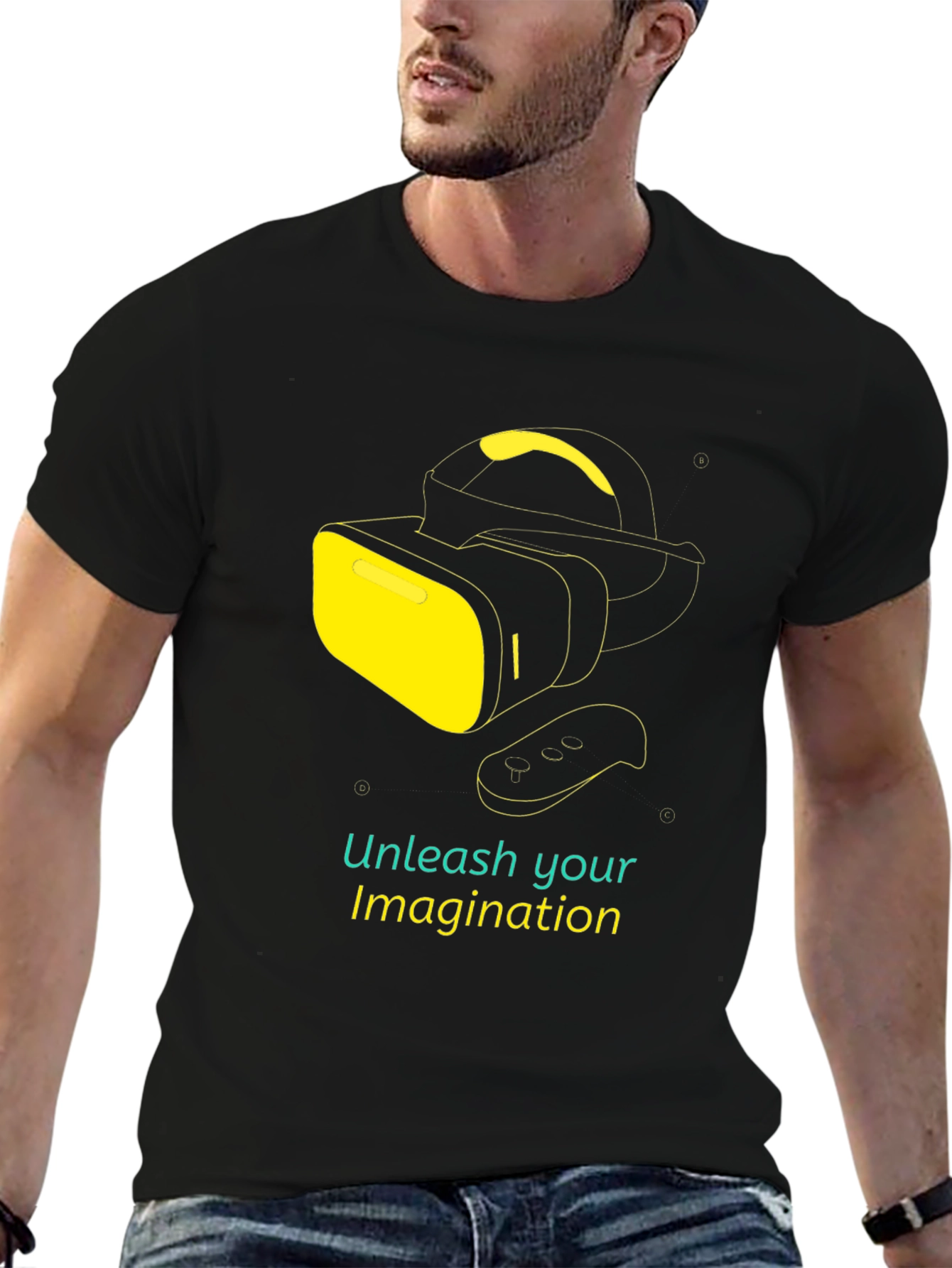 VR Headset Imagination T-Shirt