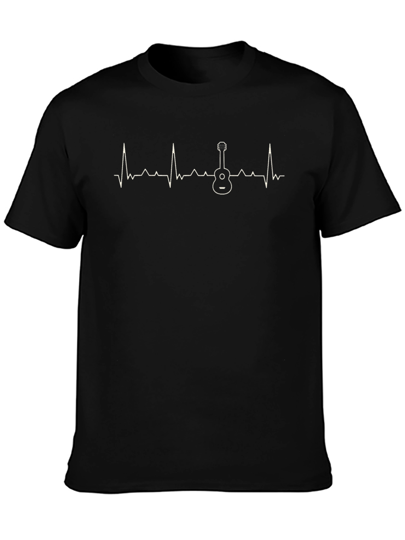 Guitar Heartbeat T-Shirt - Music Lover Tee