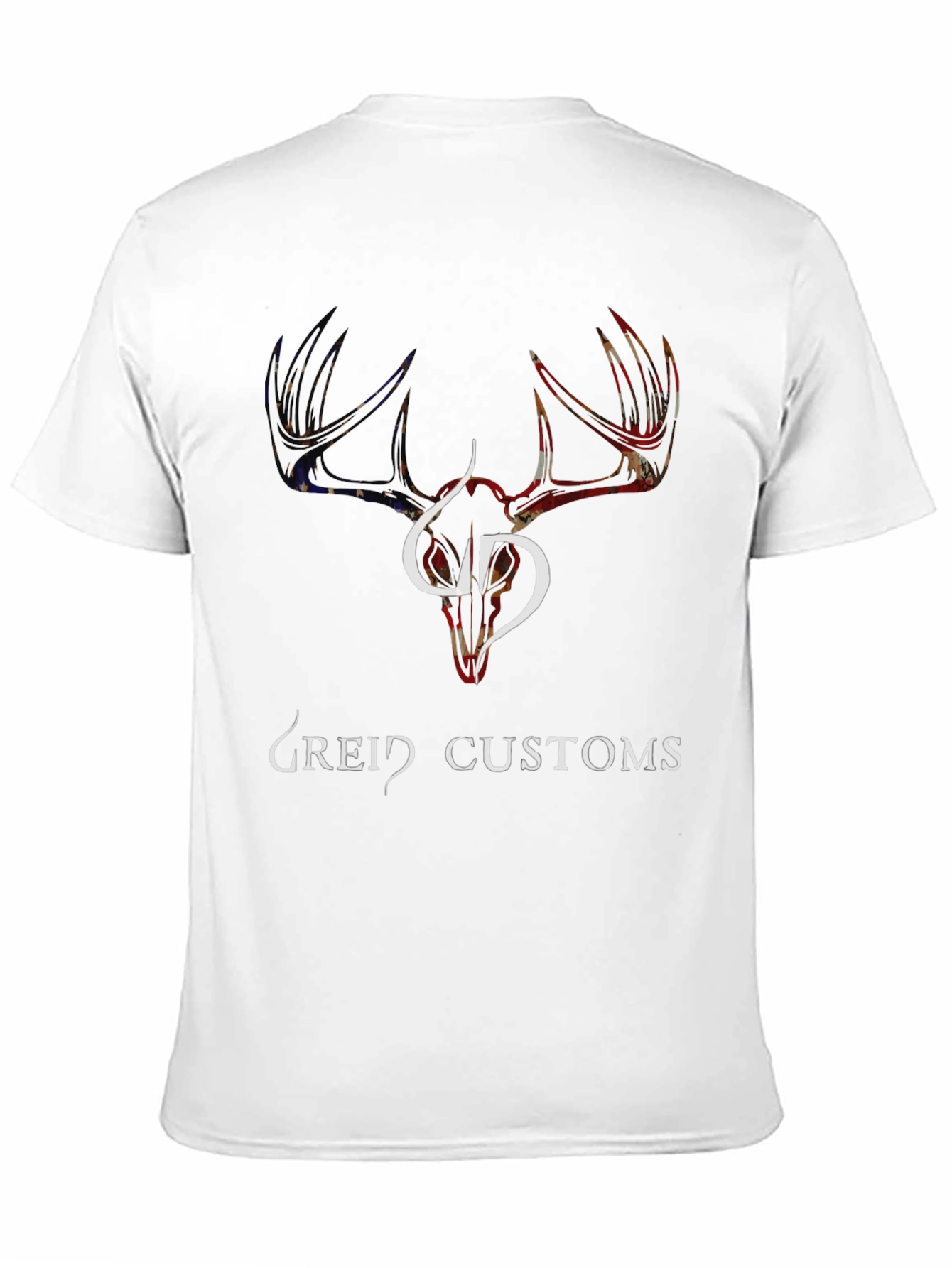 Greid Customs Deer Skull Graphic T-Shirt