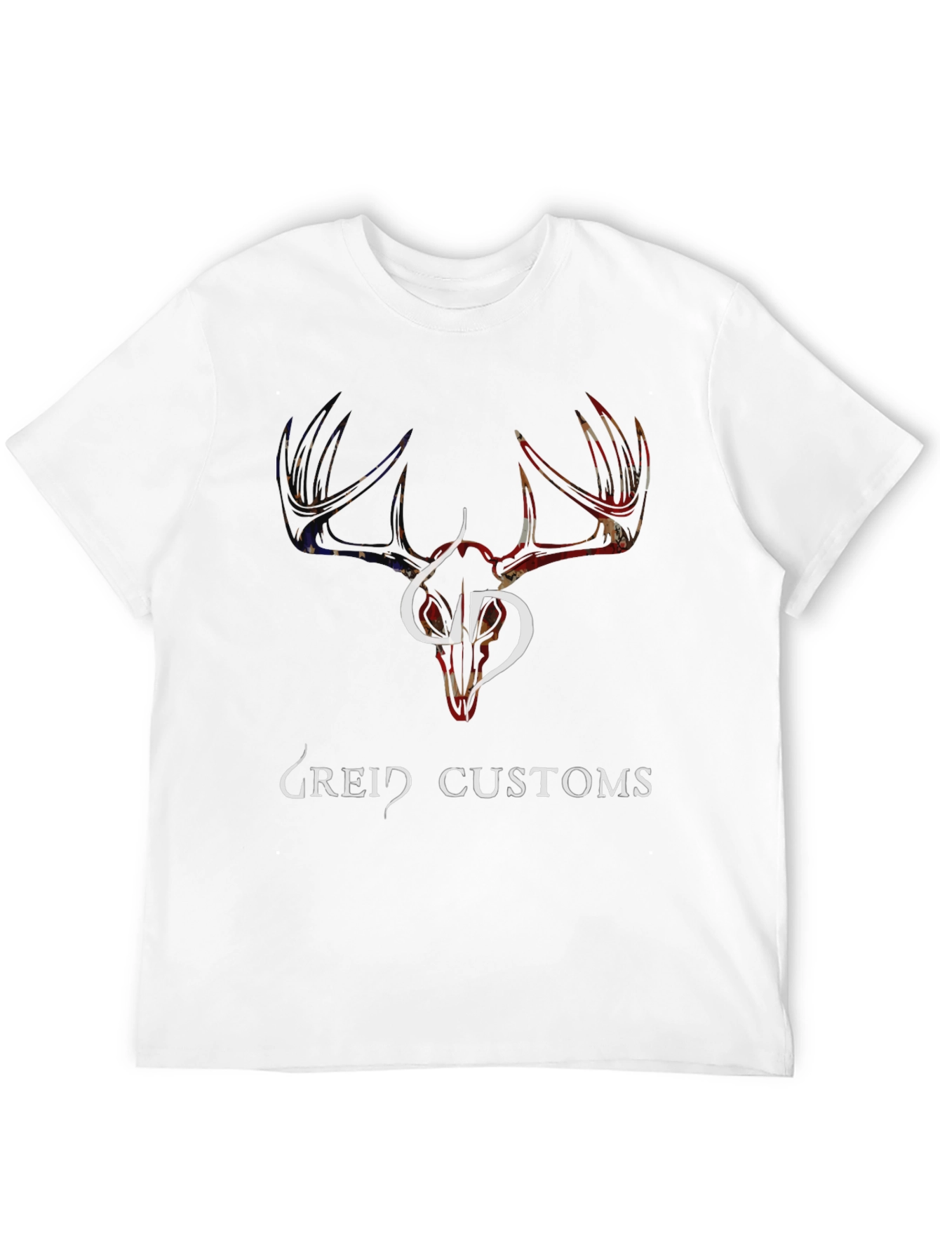Greid Customs Deer Skull Graphic T-Shirt