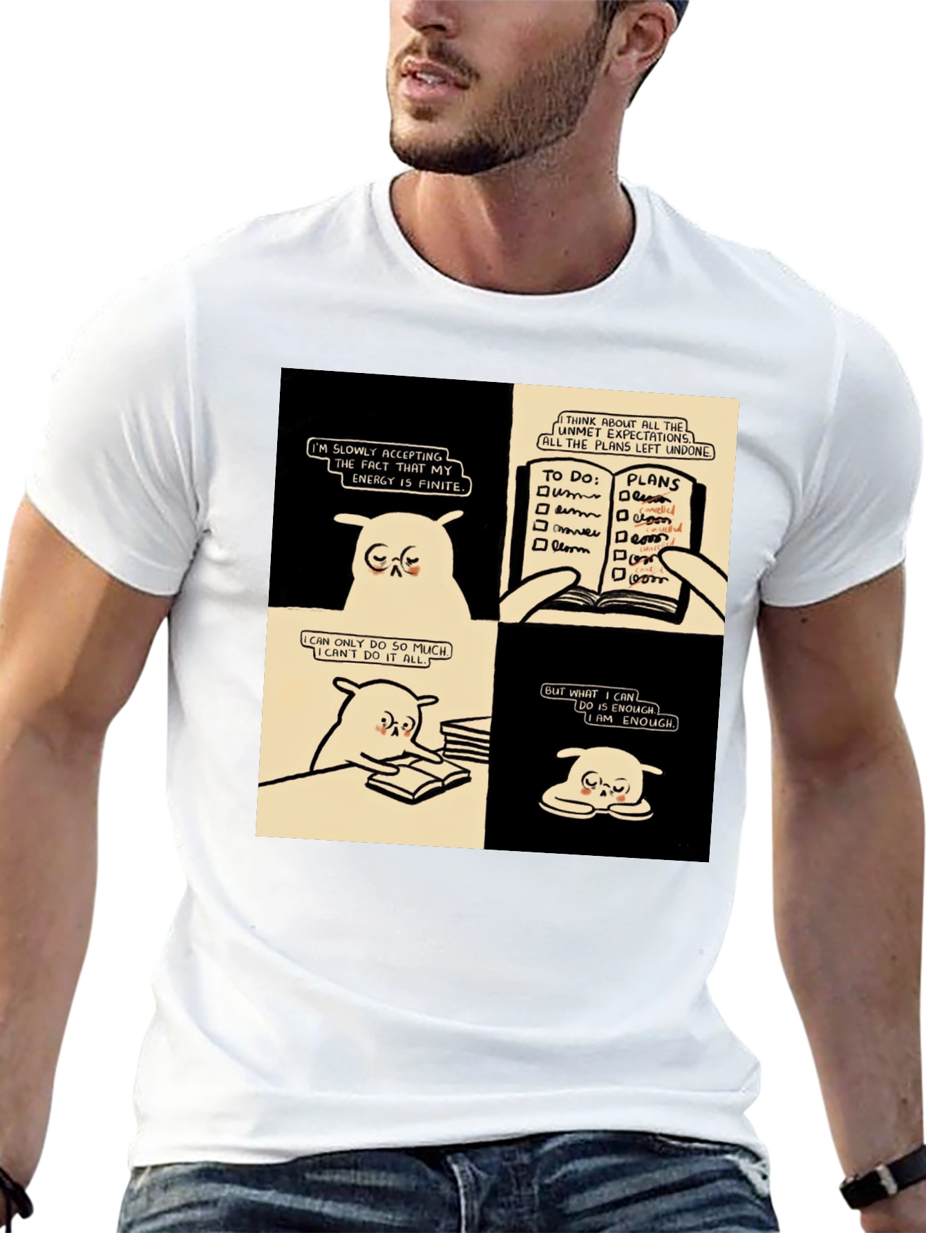 Accepting Finite Energy Black T-Shirt