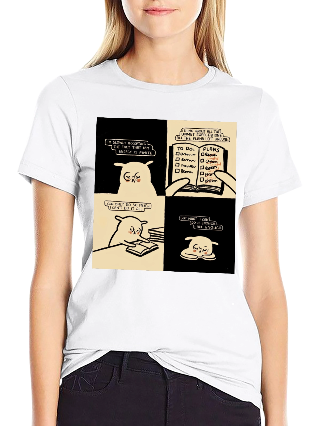 Accepting Finite Energy Black T-Shirt