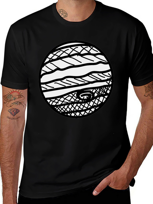 Graphic Tee - Abstract Circle Design