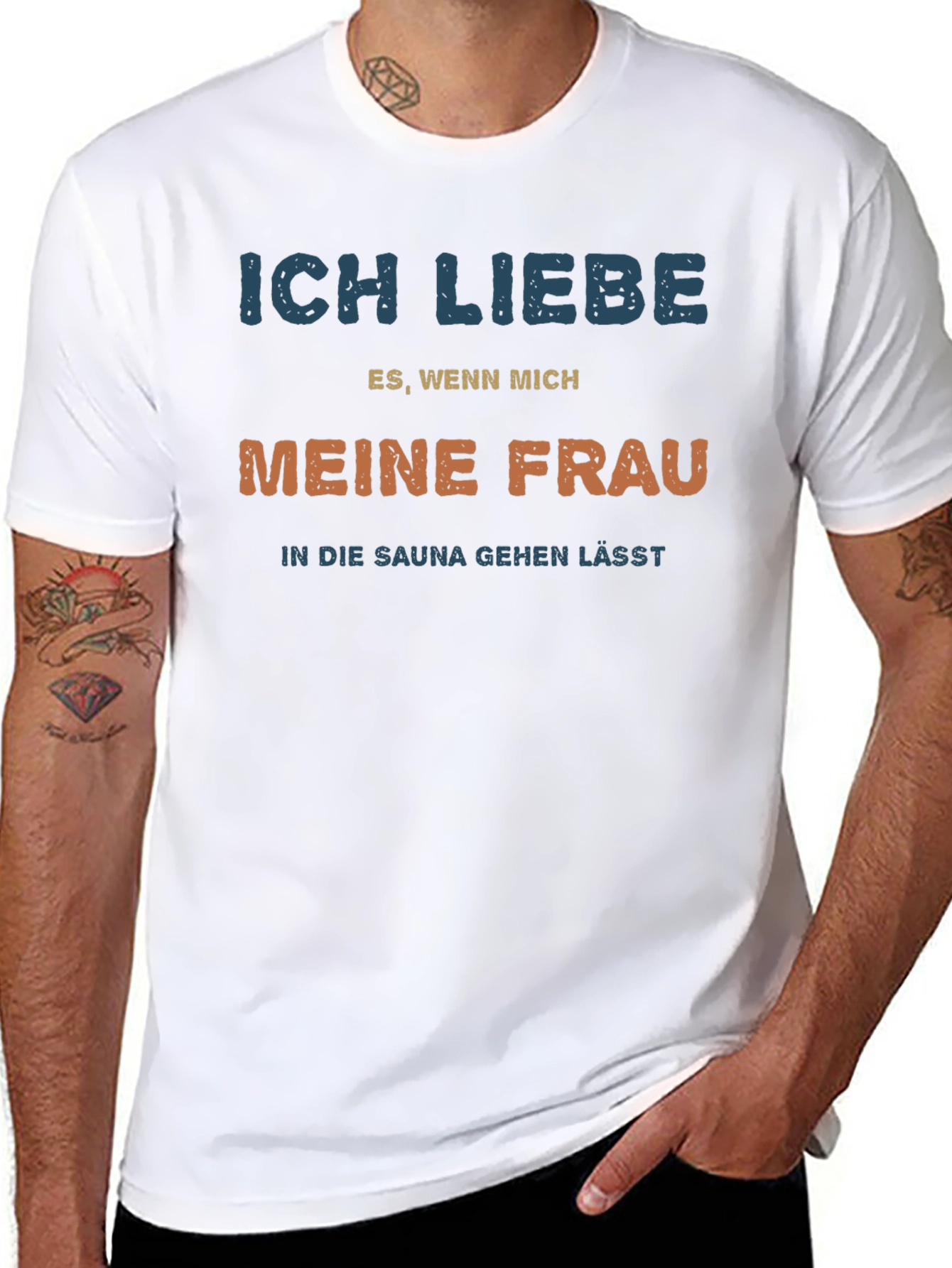 Sauna Lover T-Shirt - Ich Liebe Meine Frau