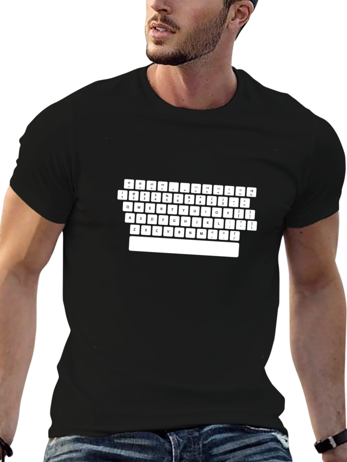 Keyboard Graphic Tee - Programmer T-Shirt