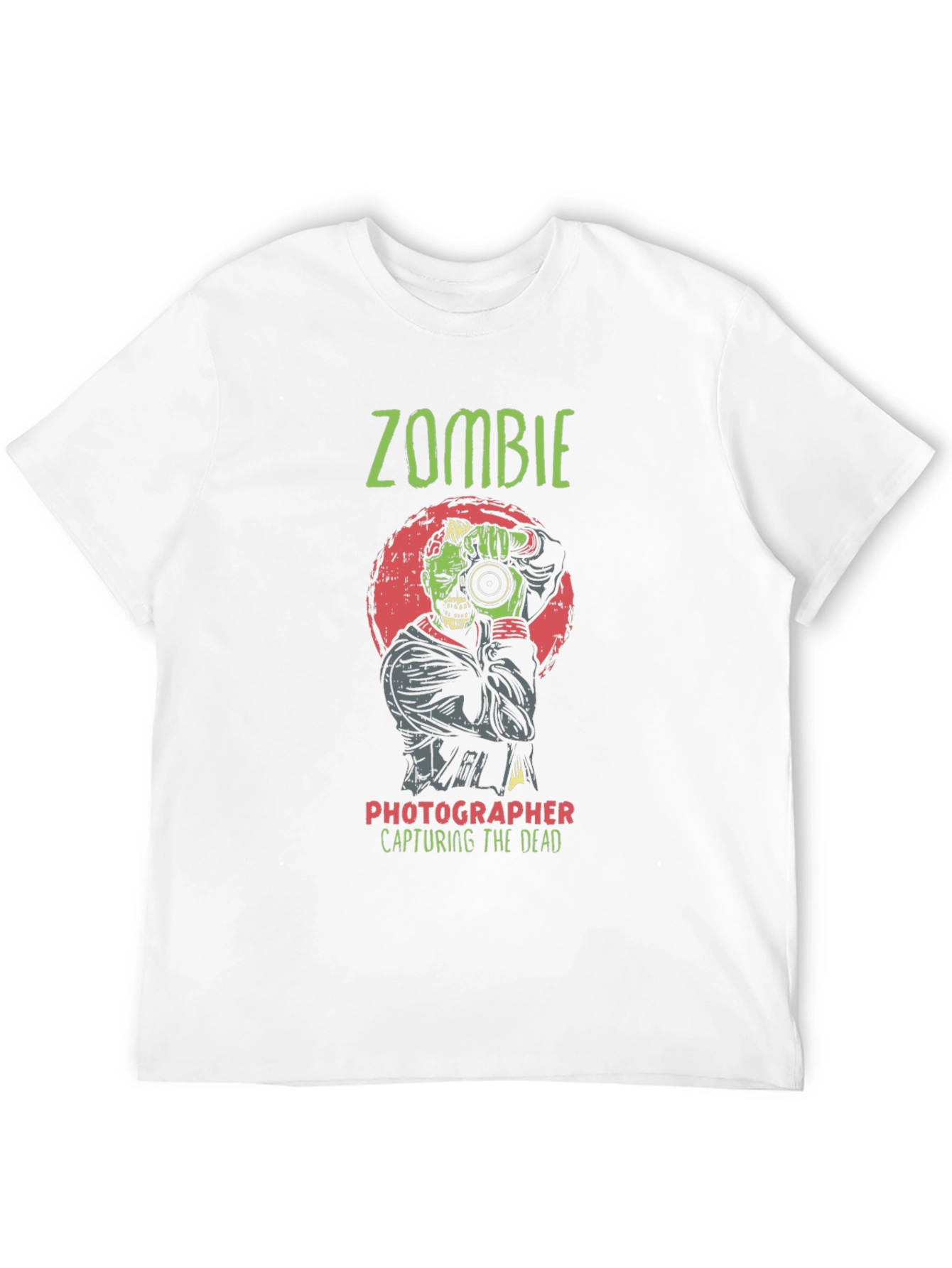 Zombie Photographer T-Shirt - Capturing the Dead