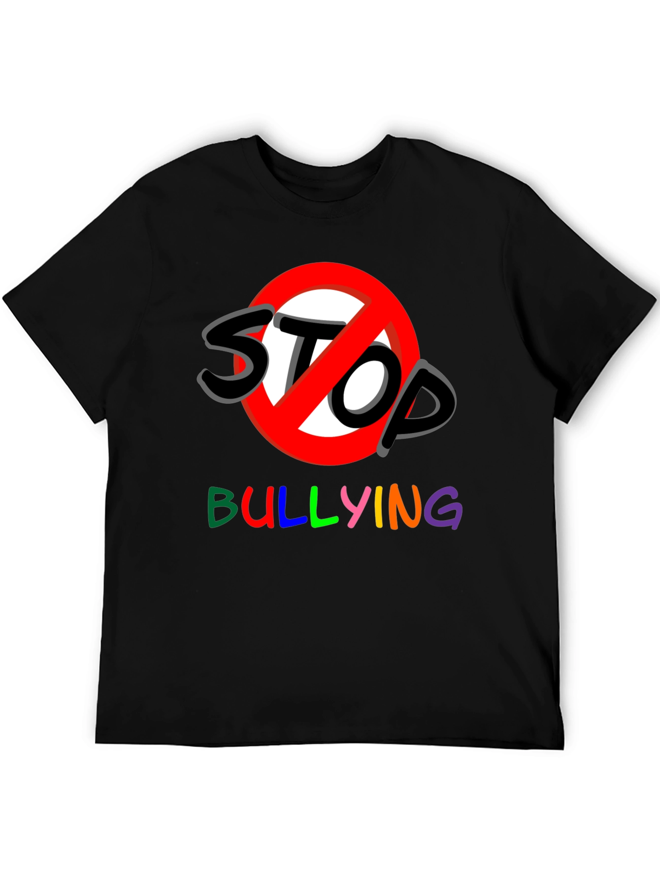 Stop Bullying Graphic Tee - Black