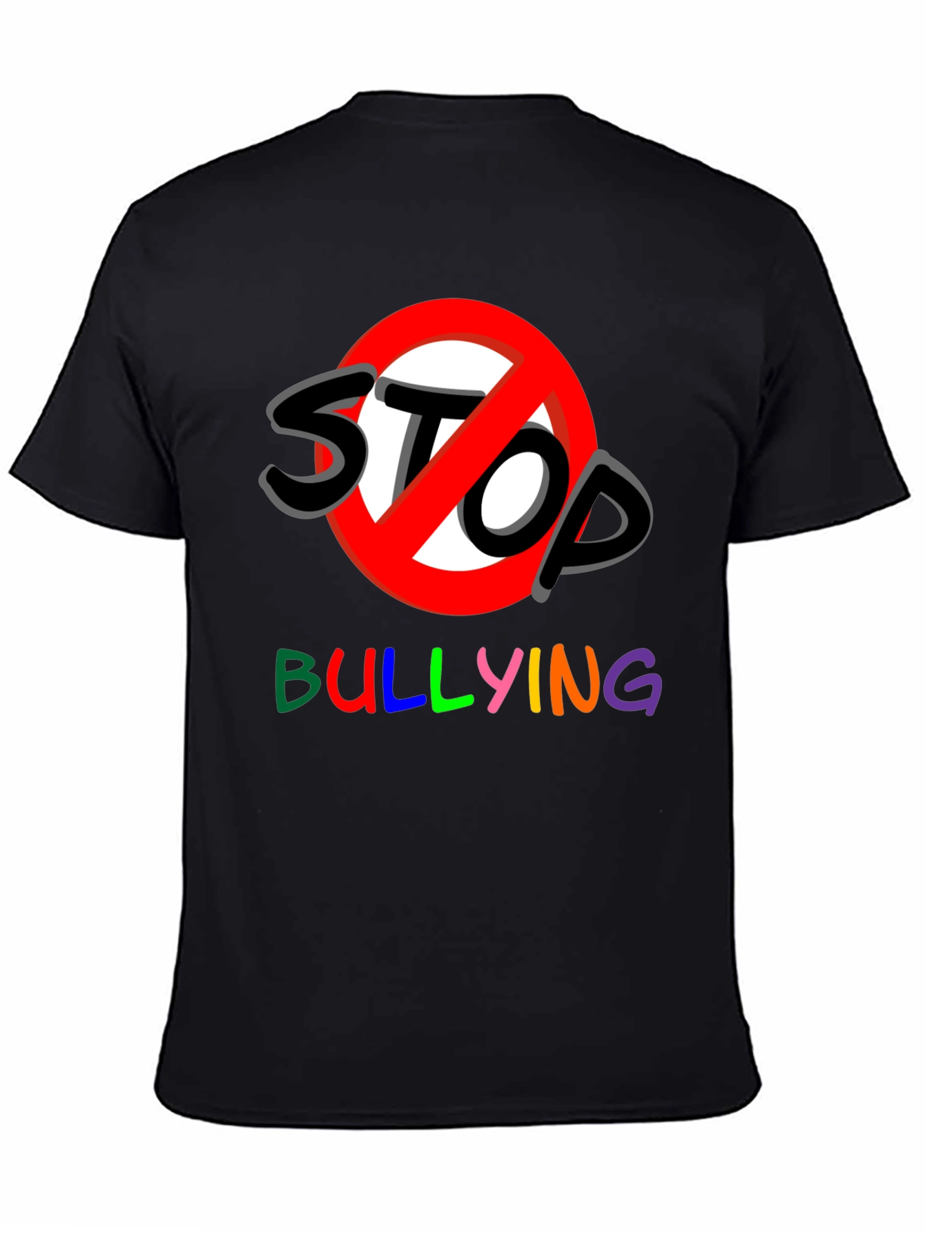 Stop Bullying Graphic Tee - Black