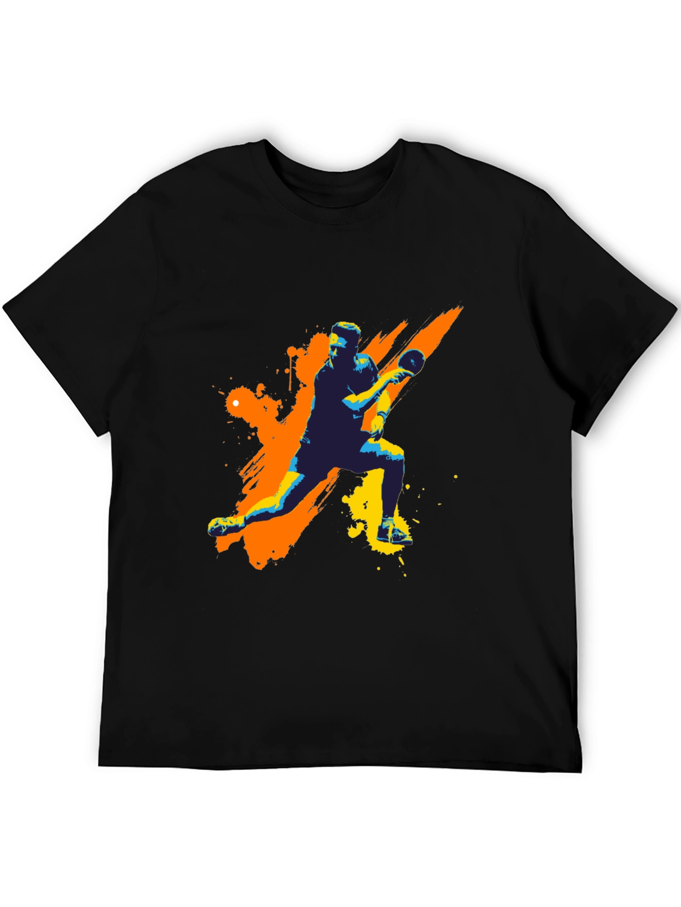 Ping Pong Player Graphic T-Shirt