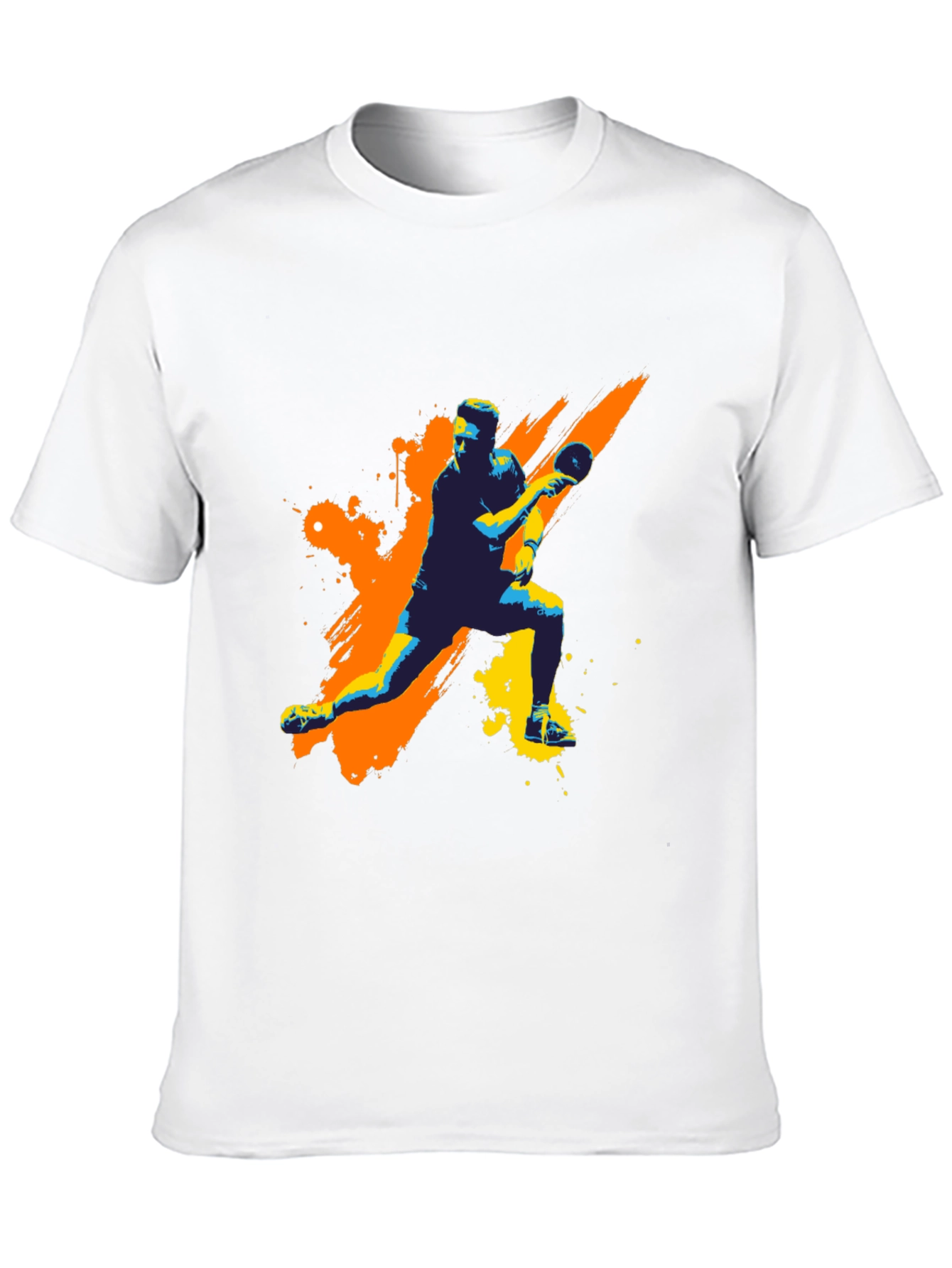 Ping Pong Player Graphic T-Shirt