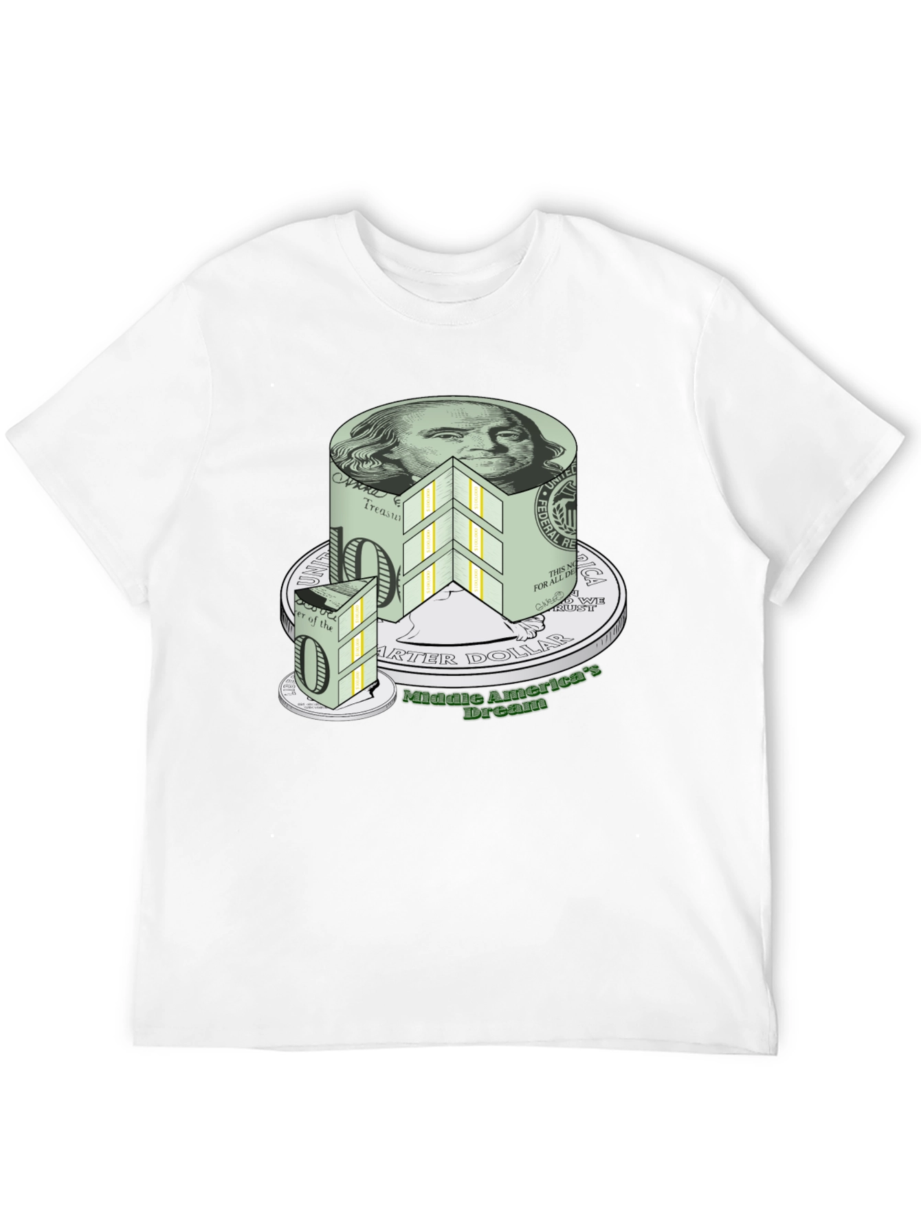 Money Cake T-Shirt - Middle America Dream