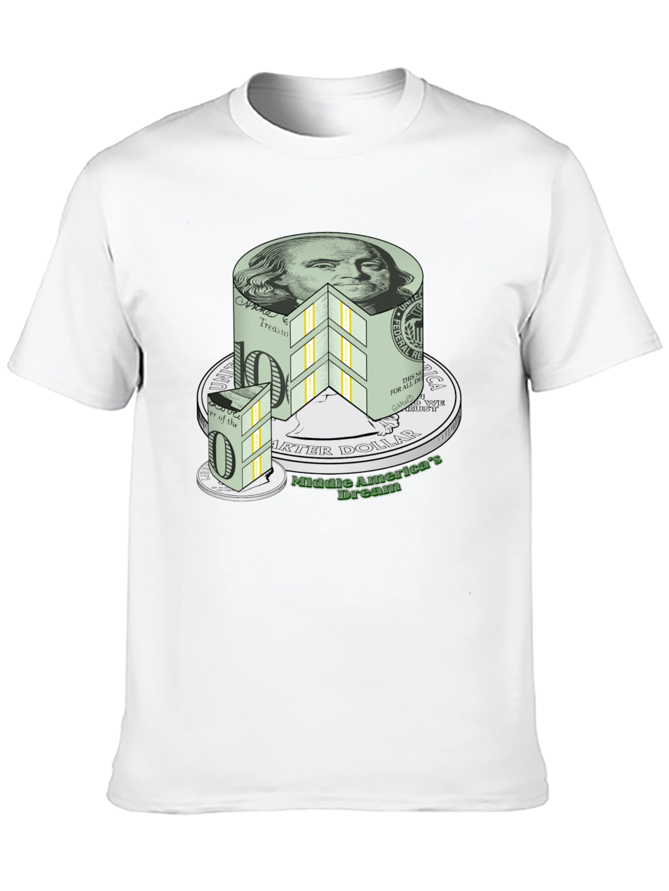 Money Cake T-Shirt - Middle America Dream