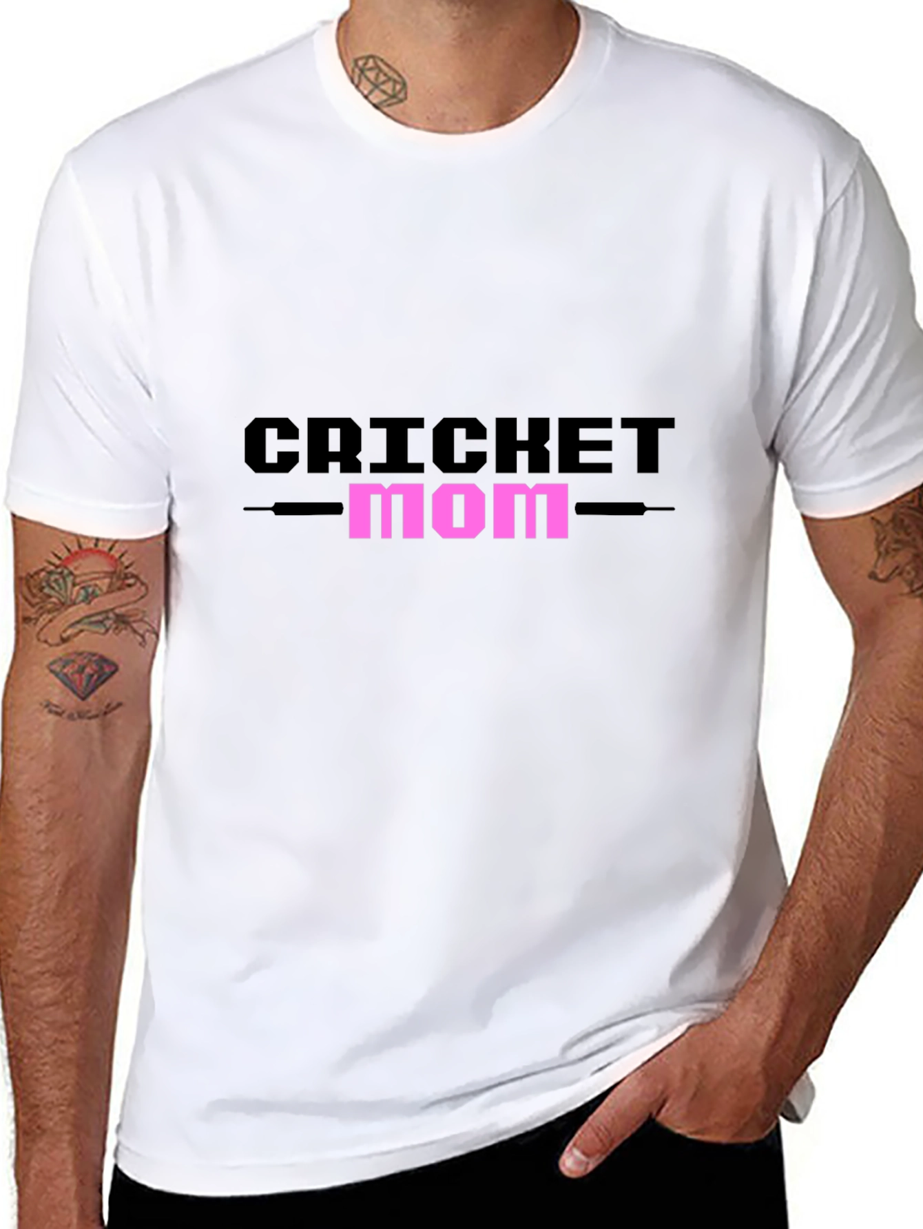 Cricket Mom T-Shirt - Sporty & Stylish