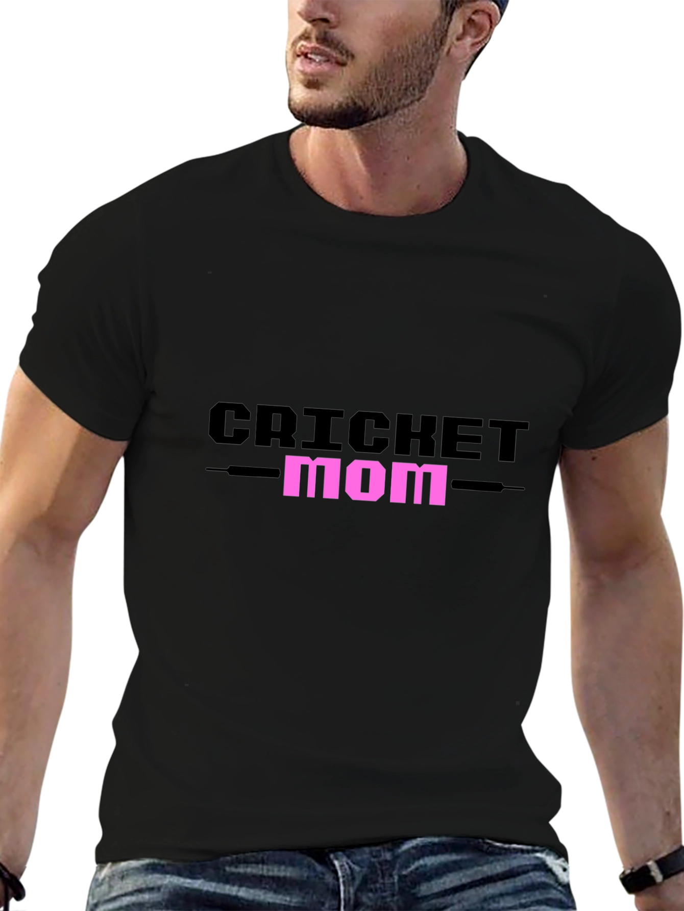 Cricket Mom T-Shirt - Sporty & Stylish