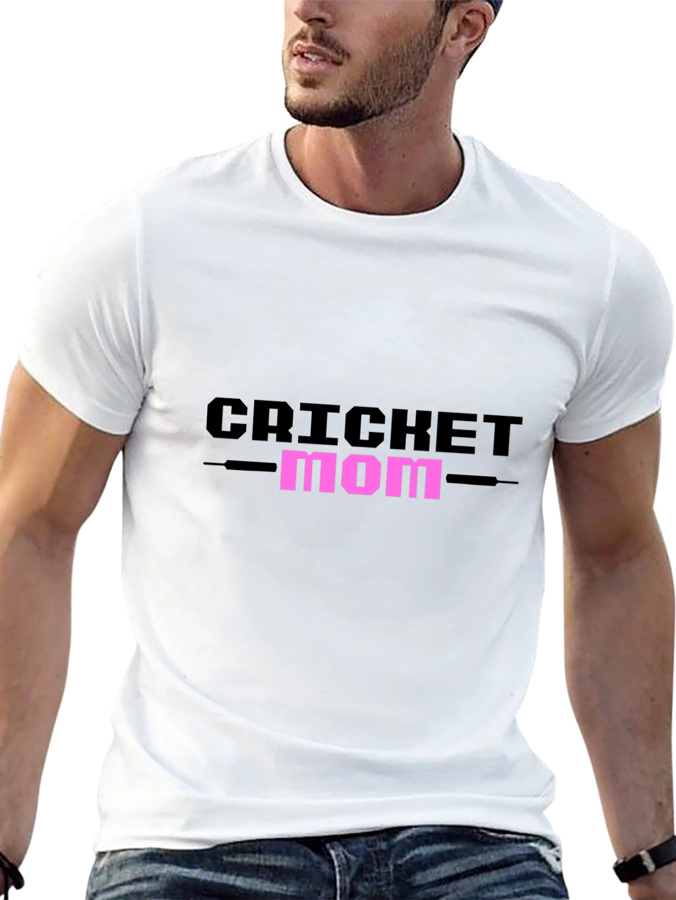 Cricket Mom T-Shirt - Sporty & Stylish