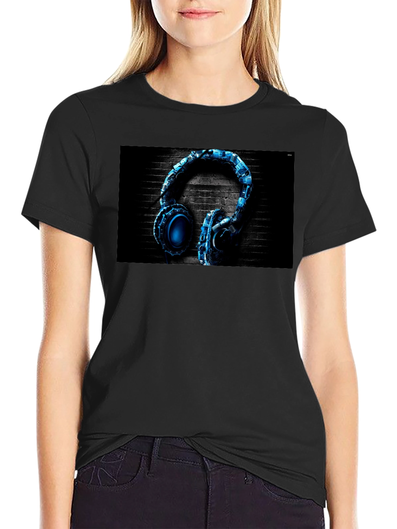 Headphones Graphic T-Shirt - Music Lover Apparel