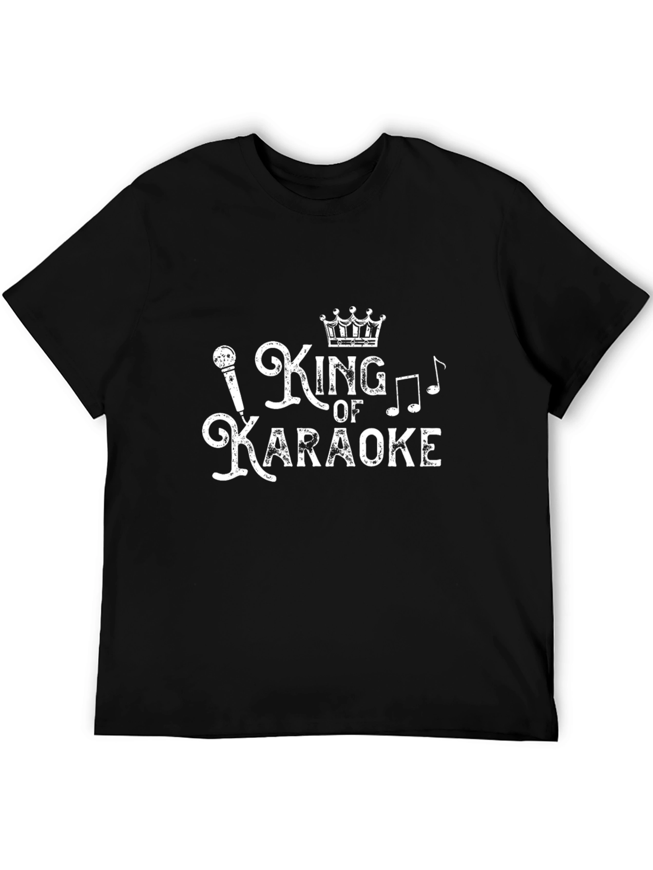 King of Karaoke Graphic T-Shirt - Black
