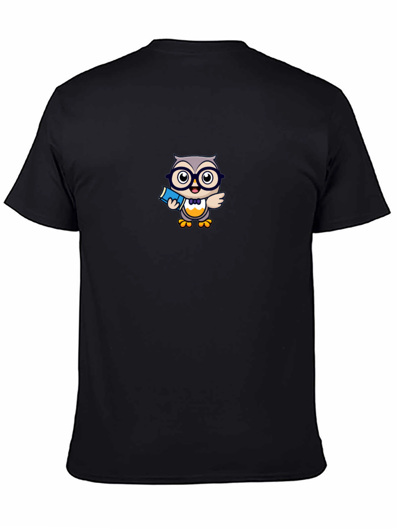 Owl Lover Graphic Tee - Black