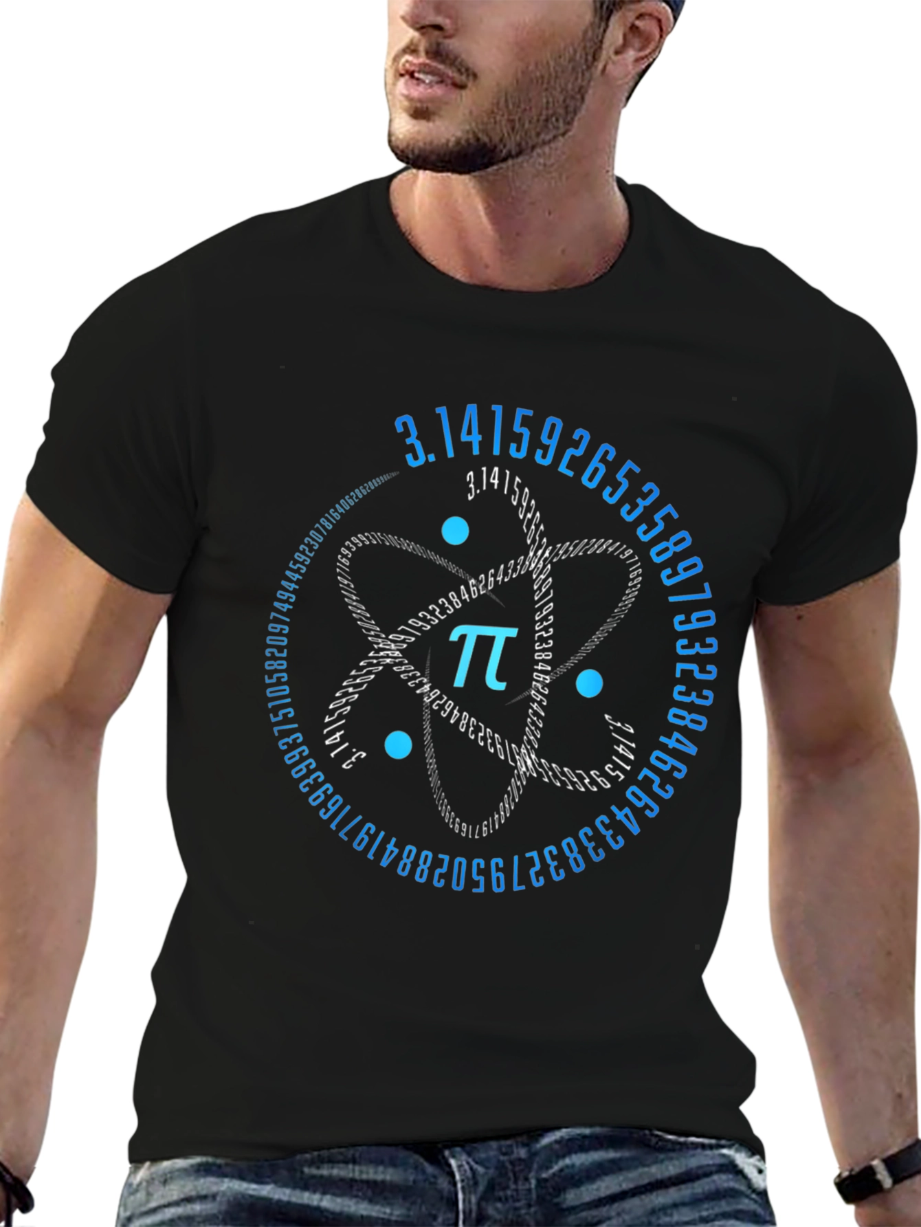 Pi Atom T-Shirt - Math Science Tee