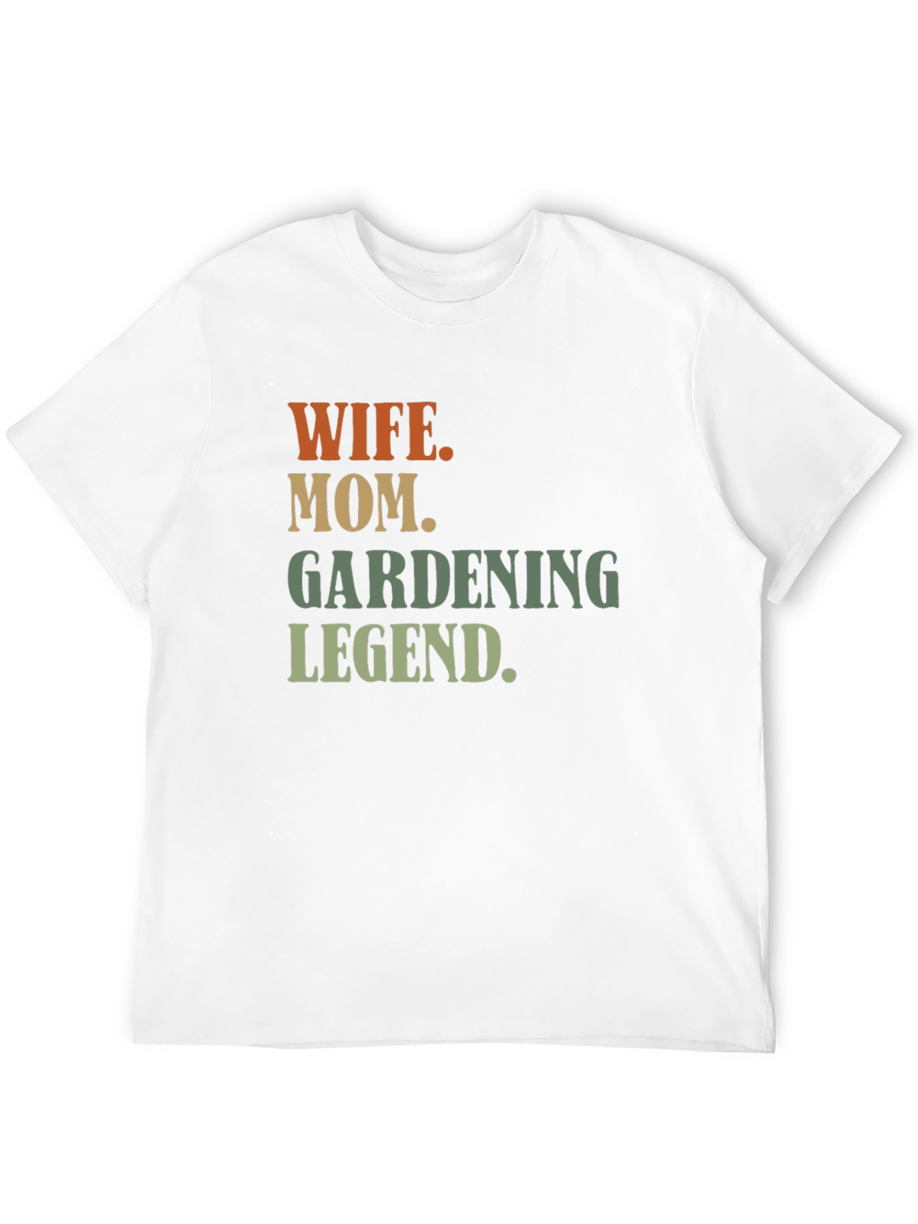 Wife Mom Gardening Legend T-Shirt