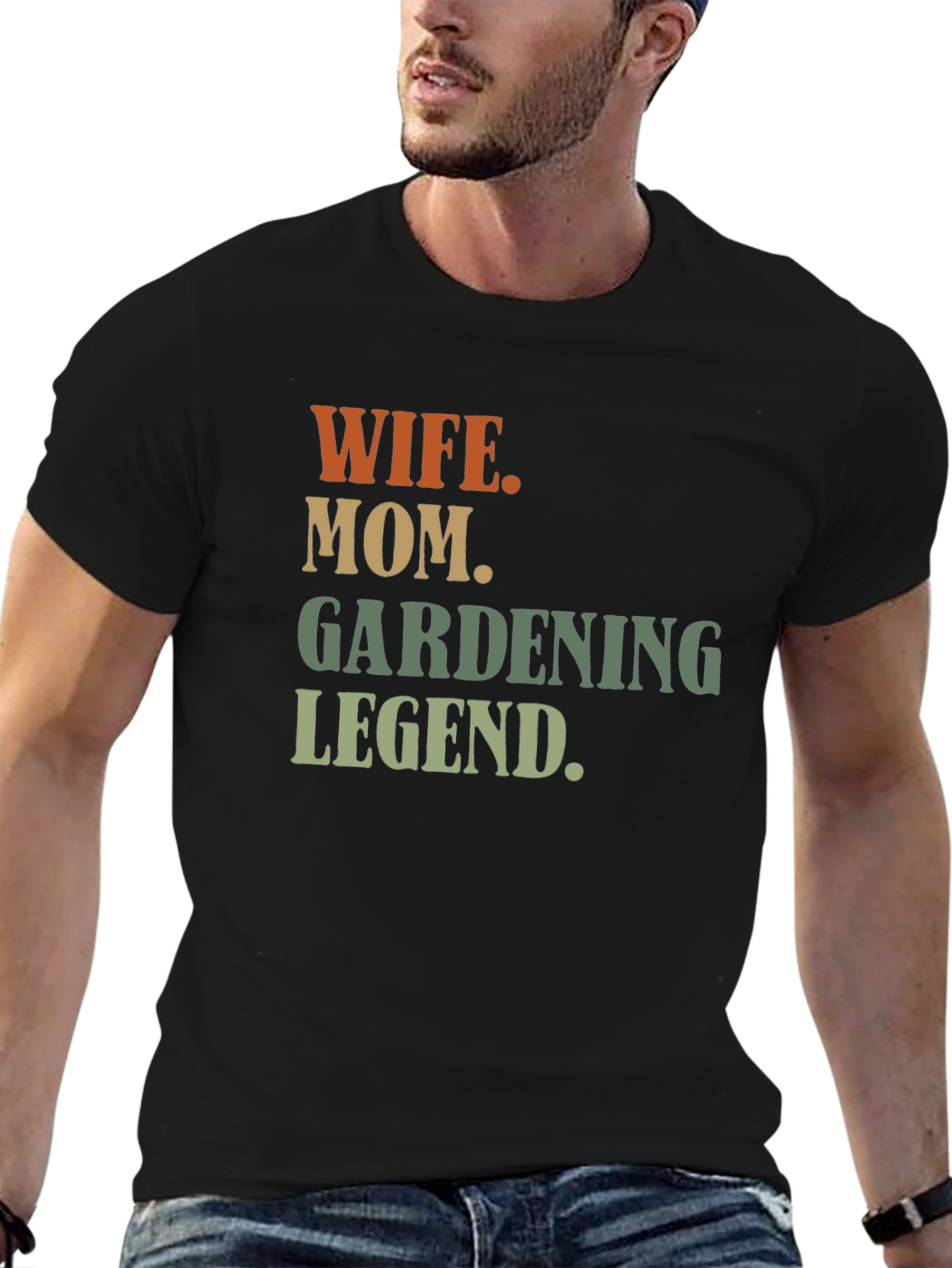 Wife Mom Gardening Legend T-Shirt