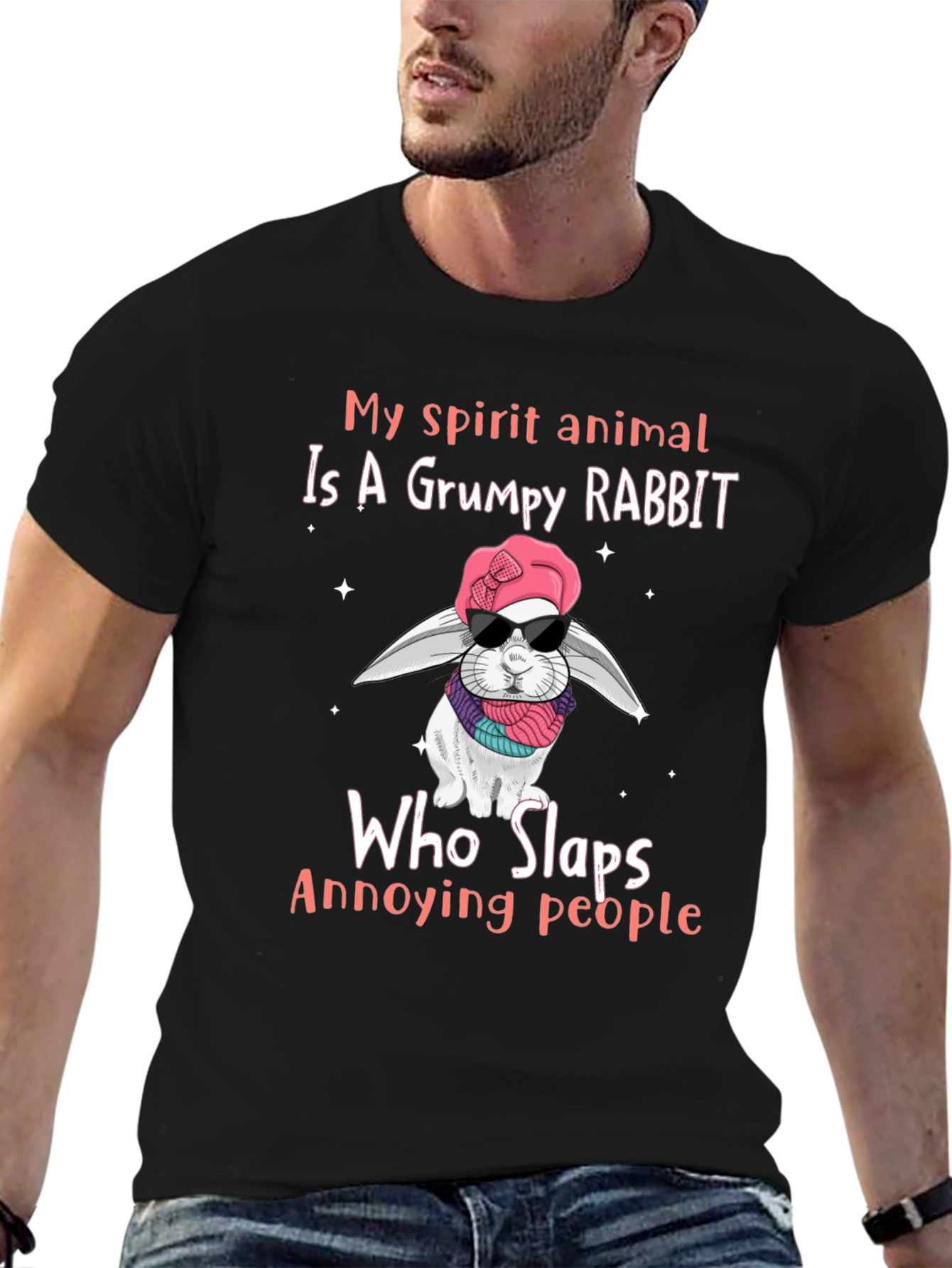 Grumpy Rabbit Unisex T-Shirt