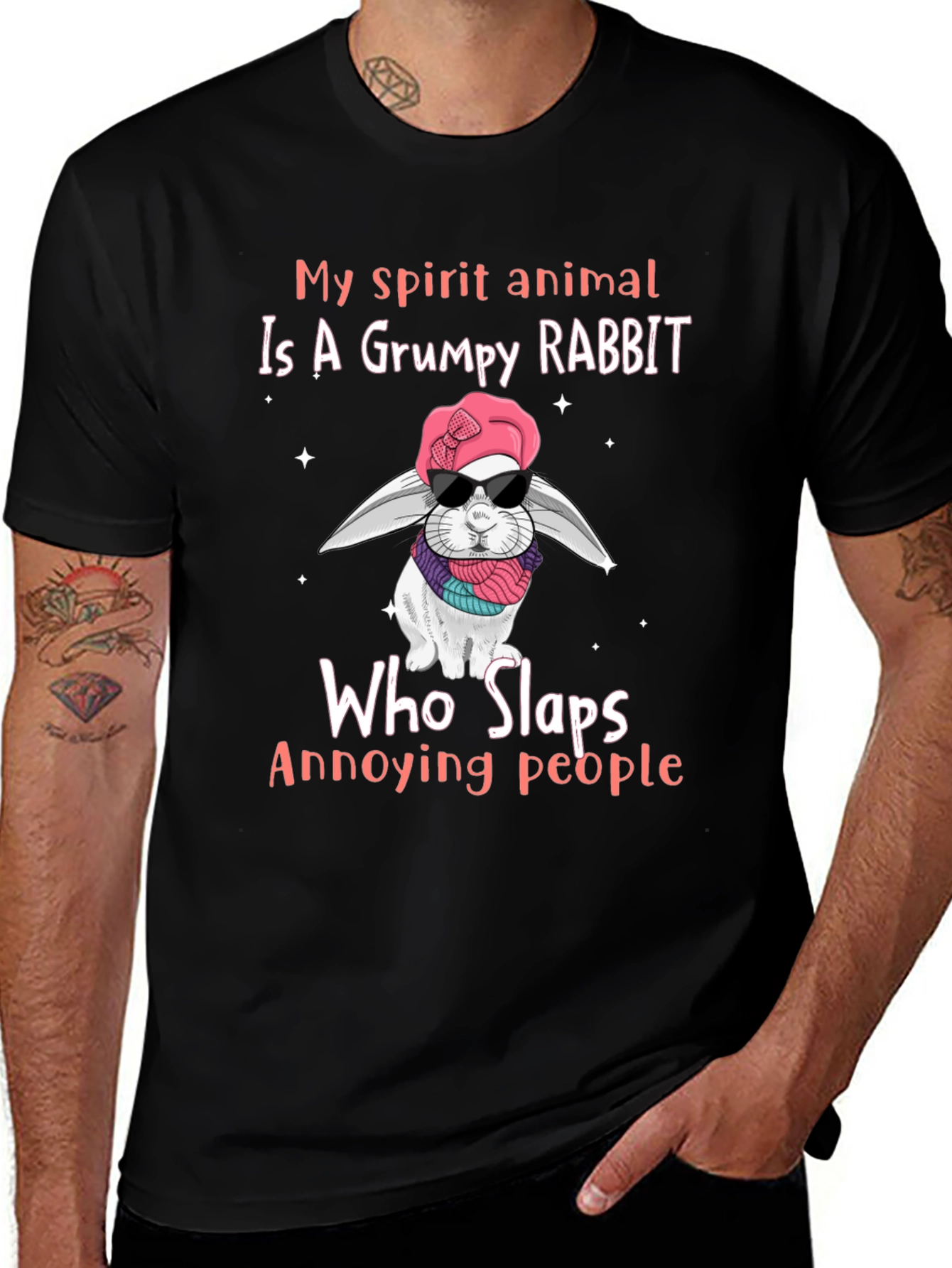 Grumpy Rabbit Unisex T-Shirt