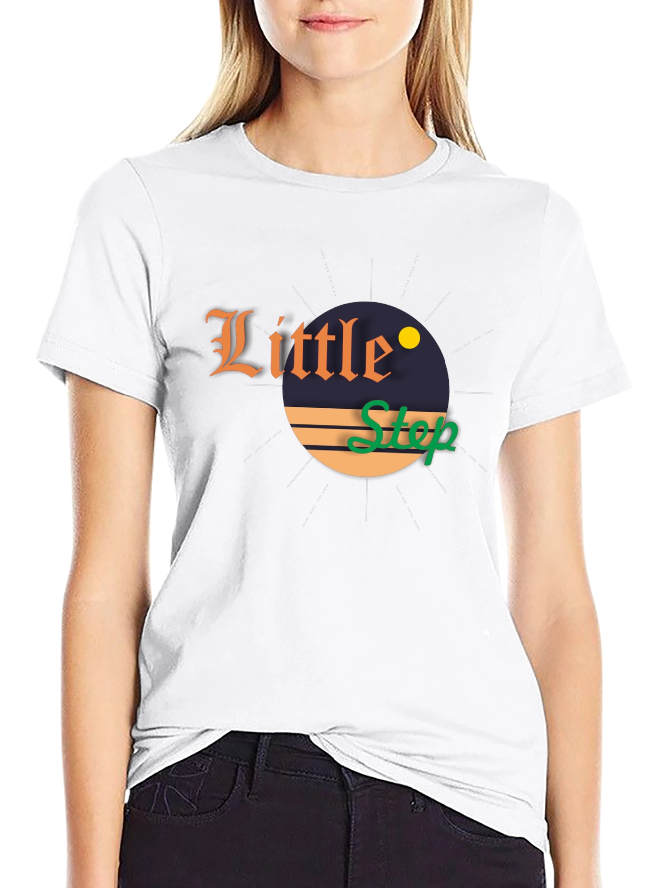 Little Step Graphic T-Shirt - Stylish Comfort