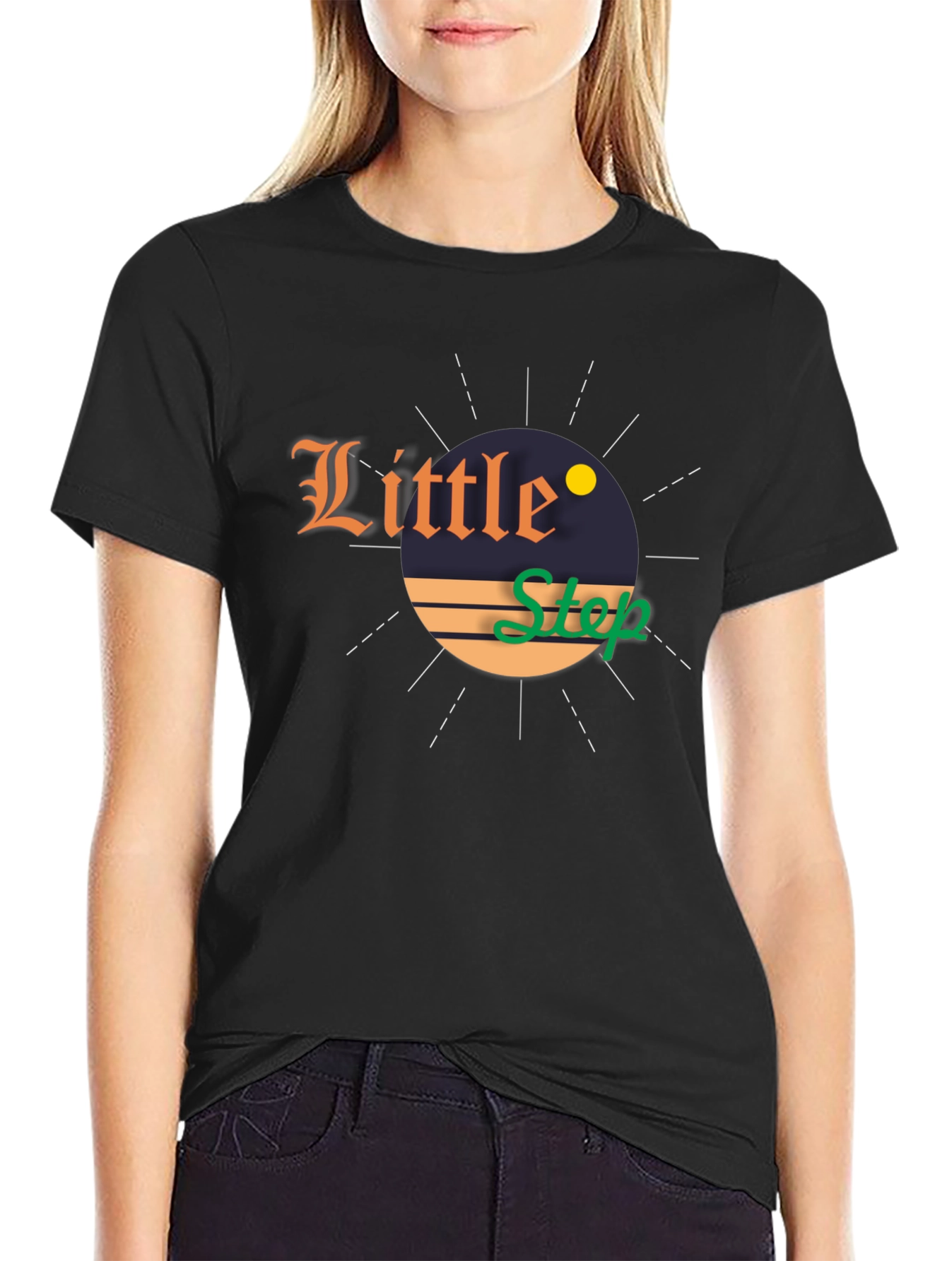 Little Step Graphic T-Shirt - Stylish Comfort
