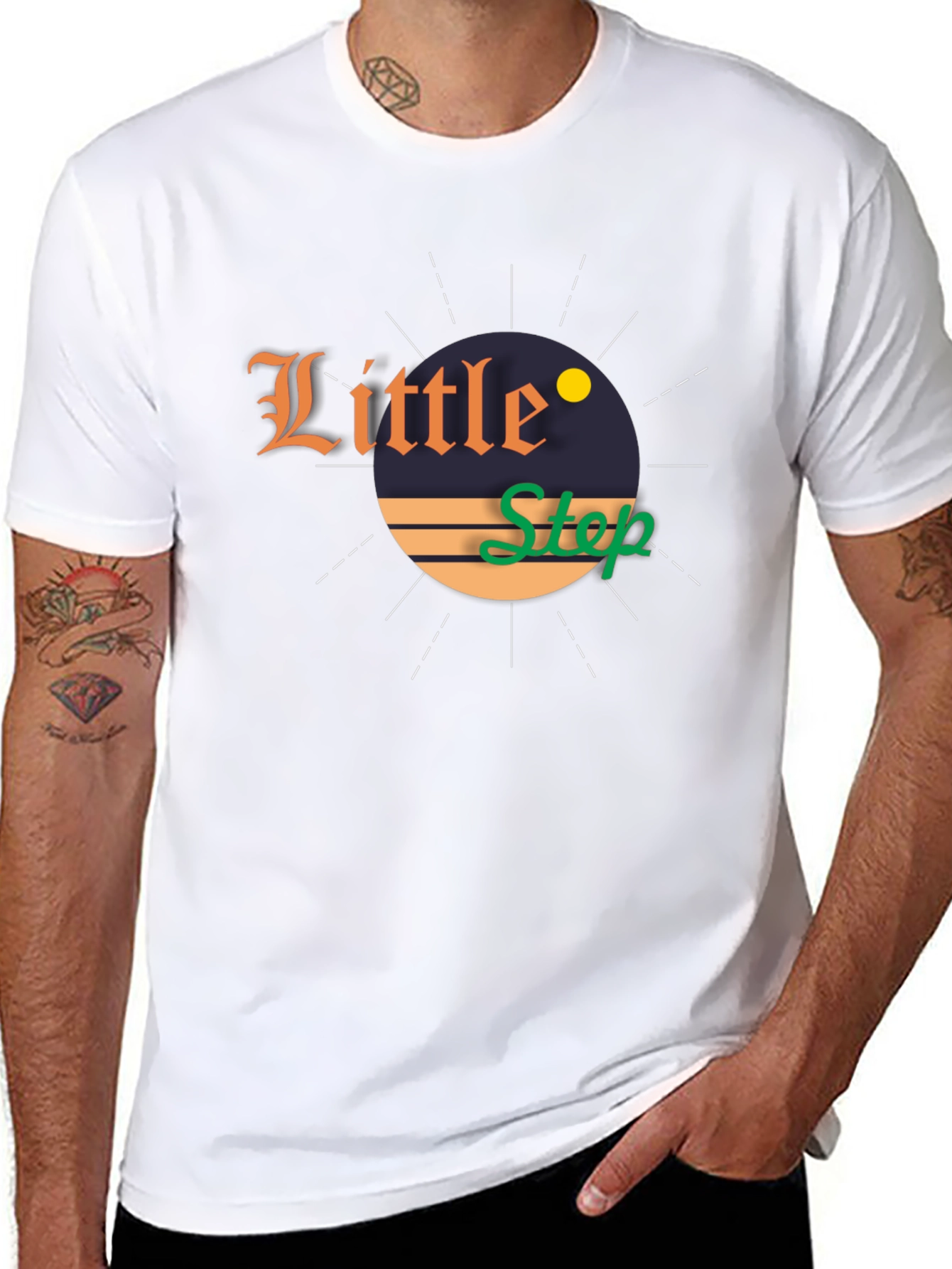 Little Step Graphic T-Shirt - Stylish Comfort