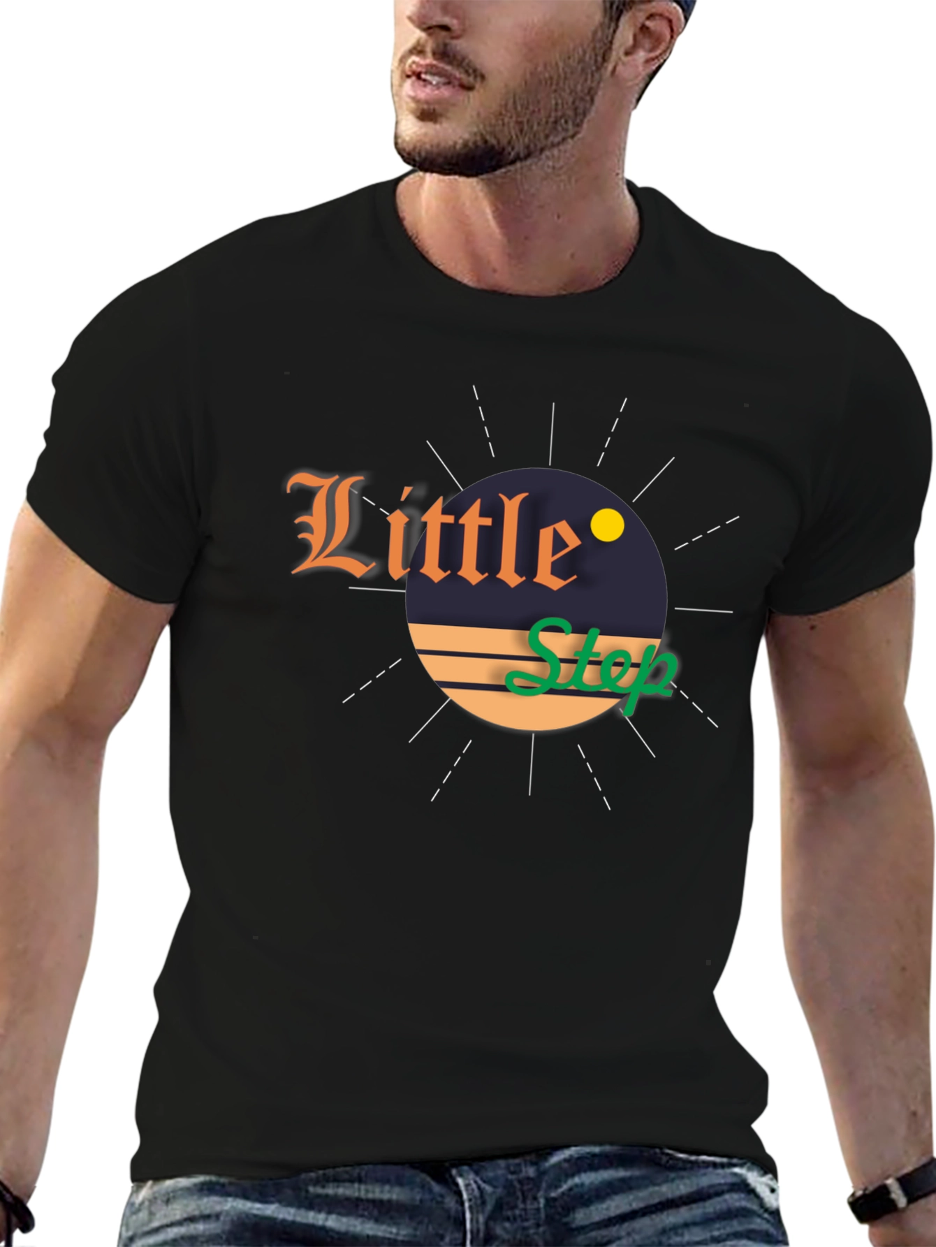 Little Step Graphic T-Shirt - Stylish Comfort